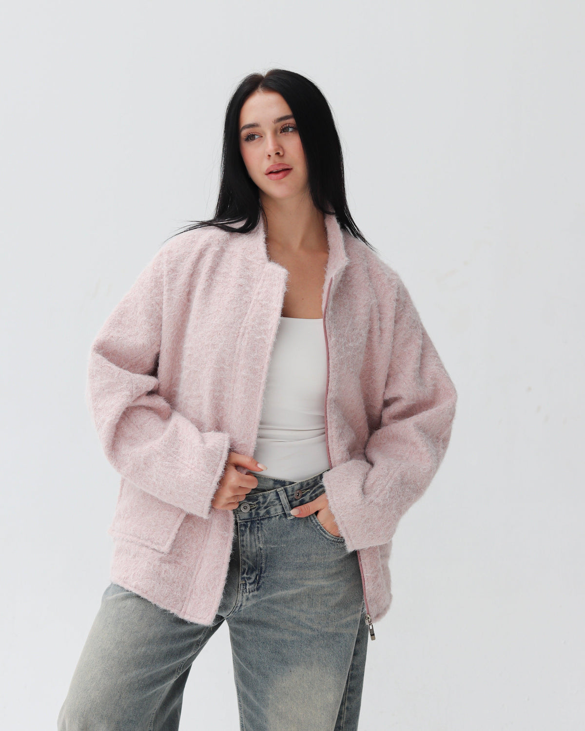 Fluffy jacket