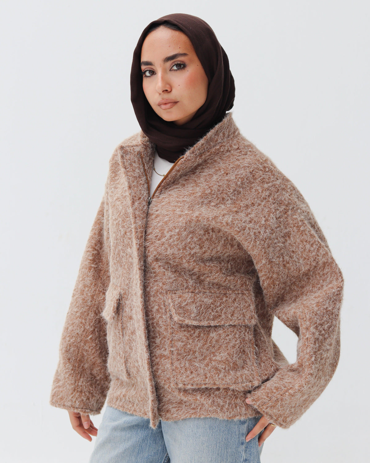 Fluffy jacket
