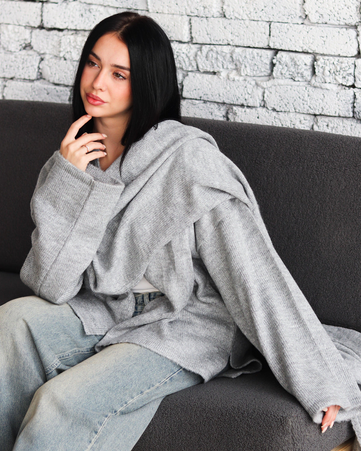 Knitted Shawl Cardigan