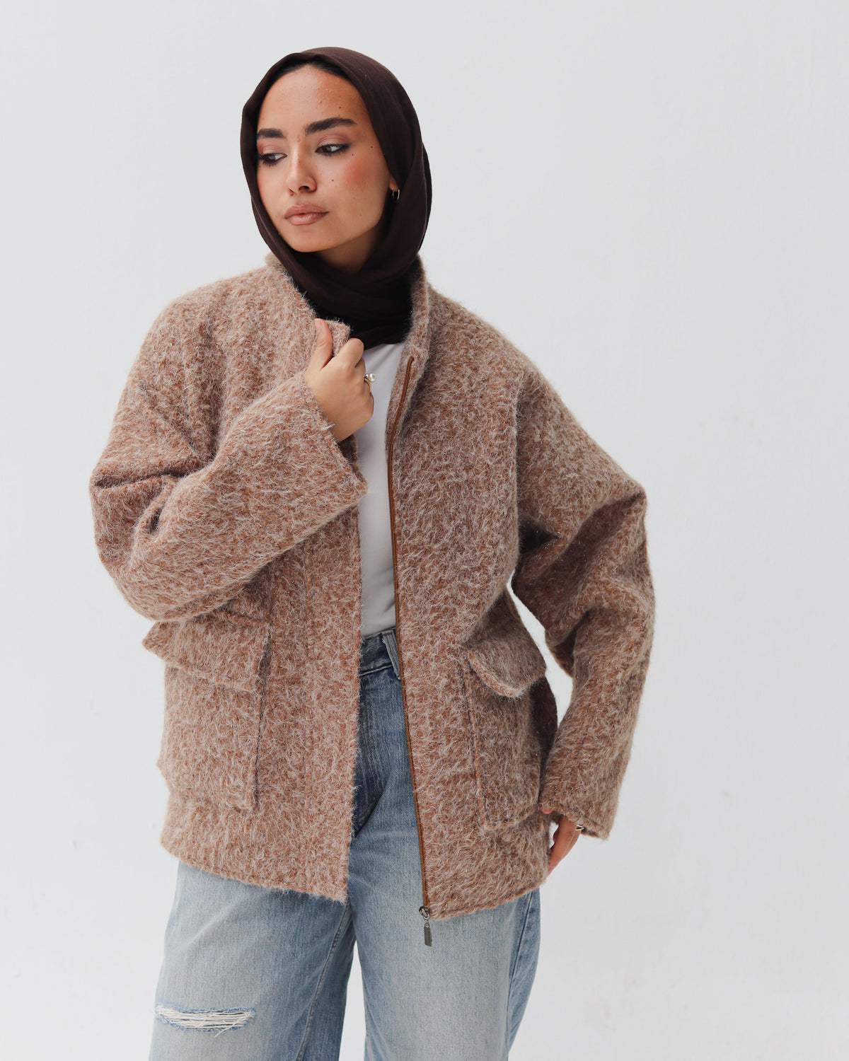 Fluffy jacket