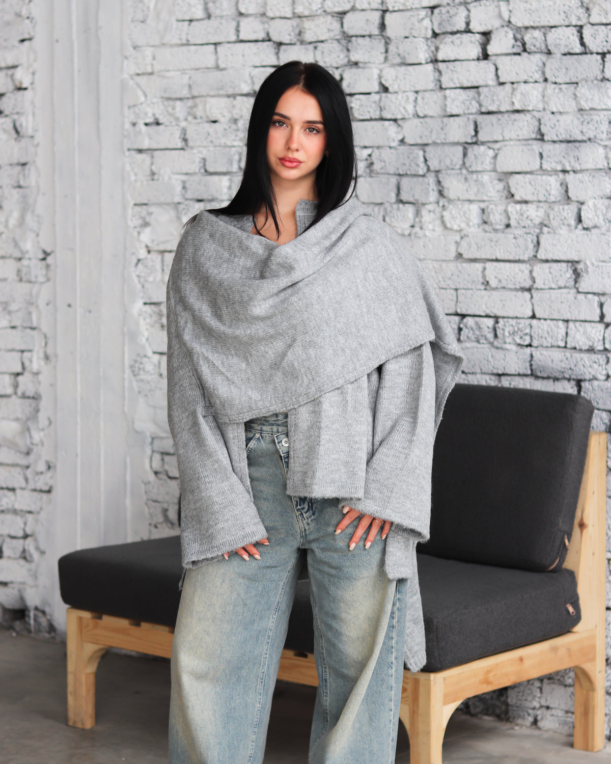 Knitted Shawl Cardigan
