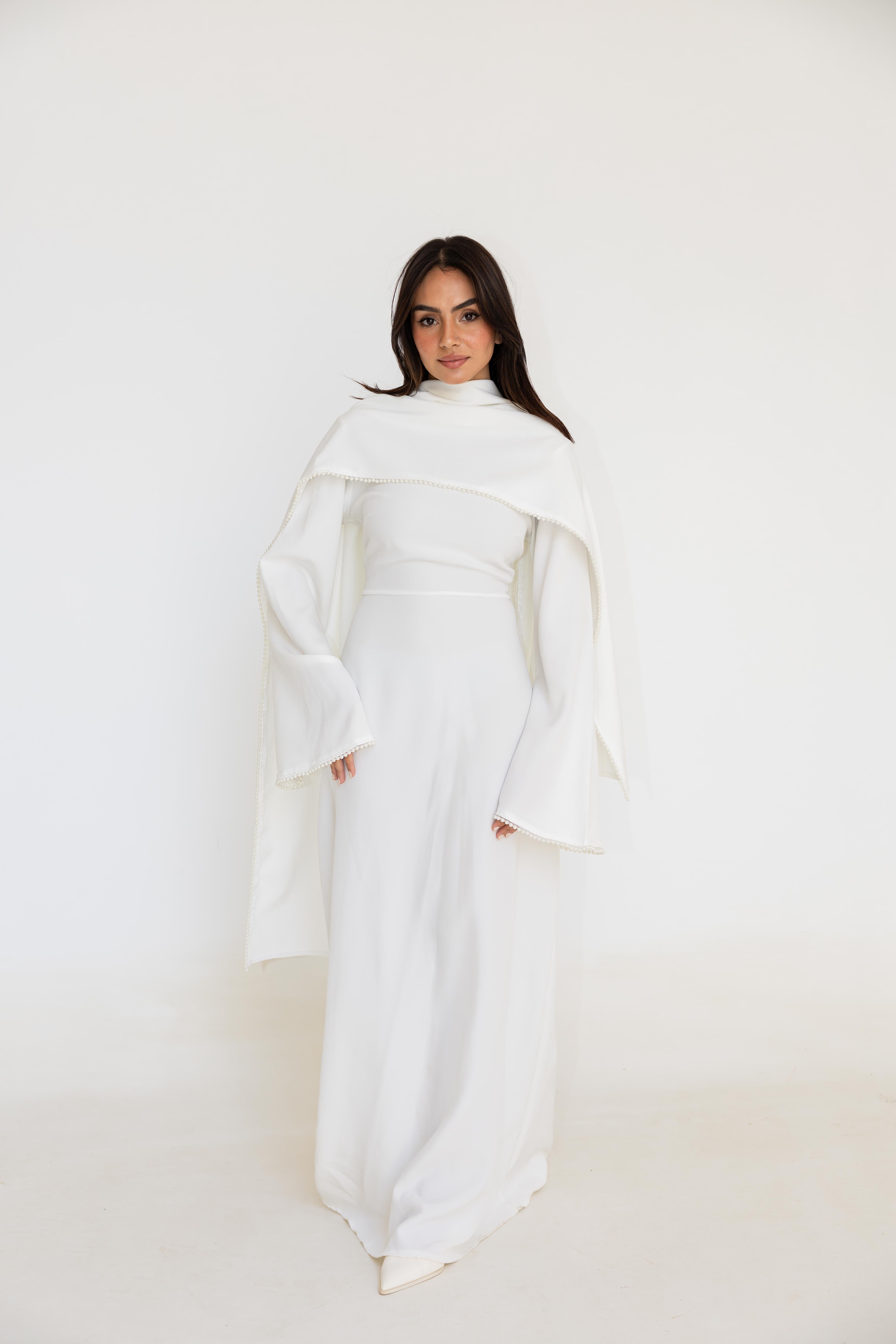 Luna in white