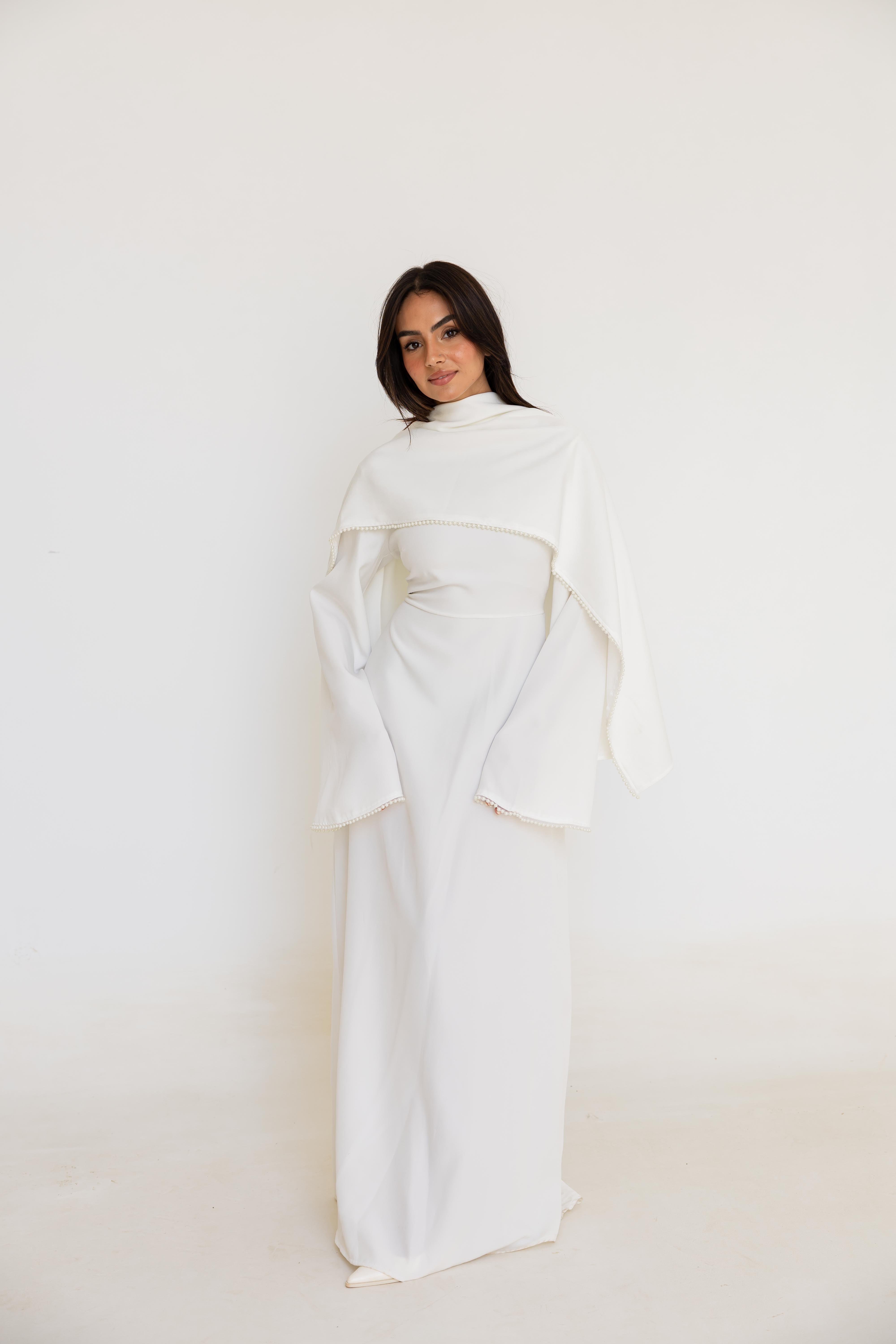 Luna in white
