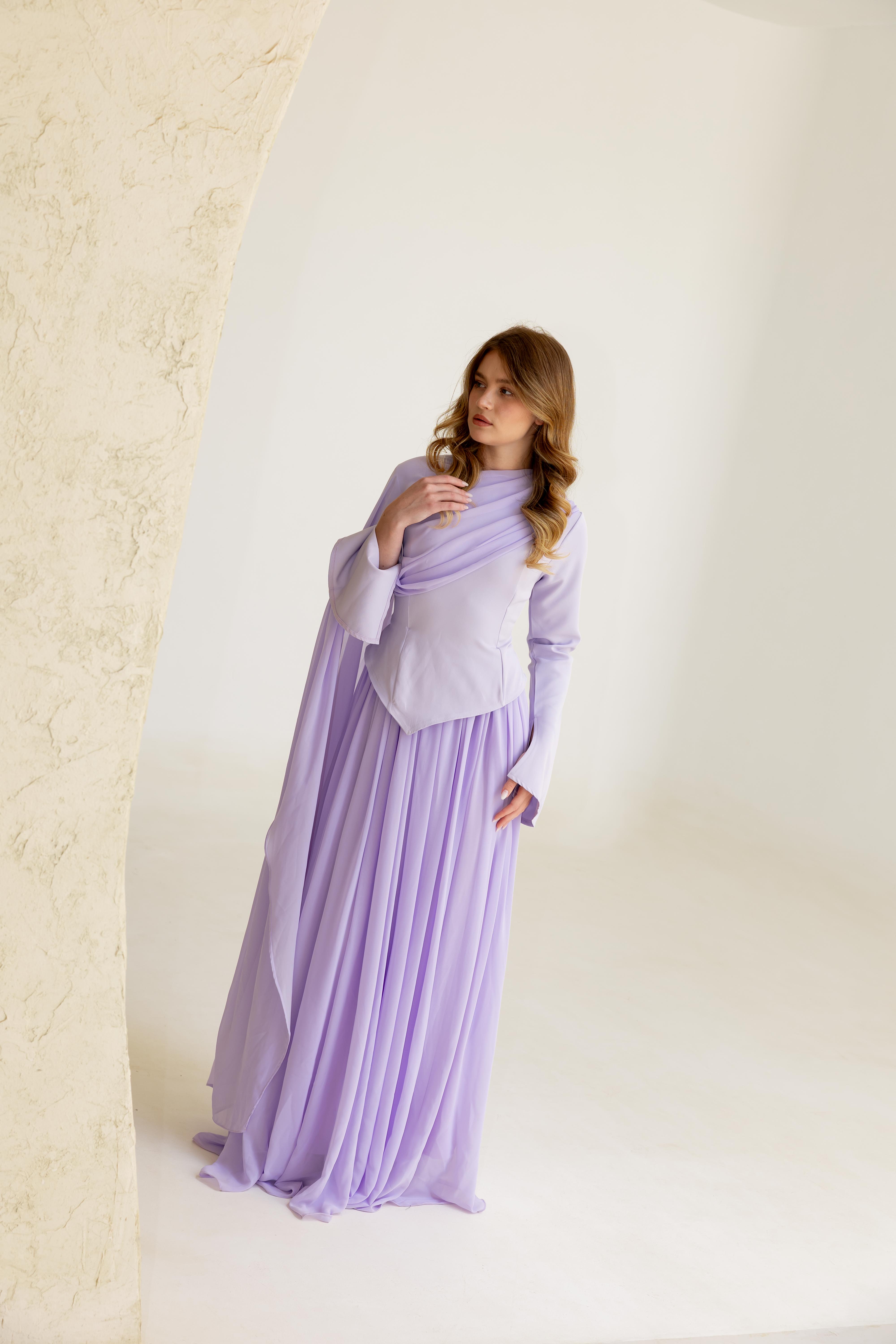 Sophia Dress - Mouve
