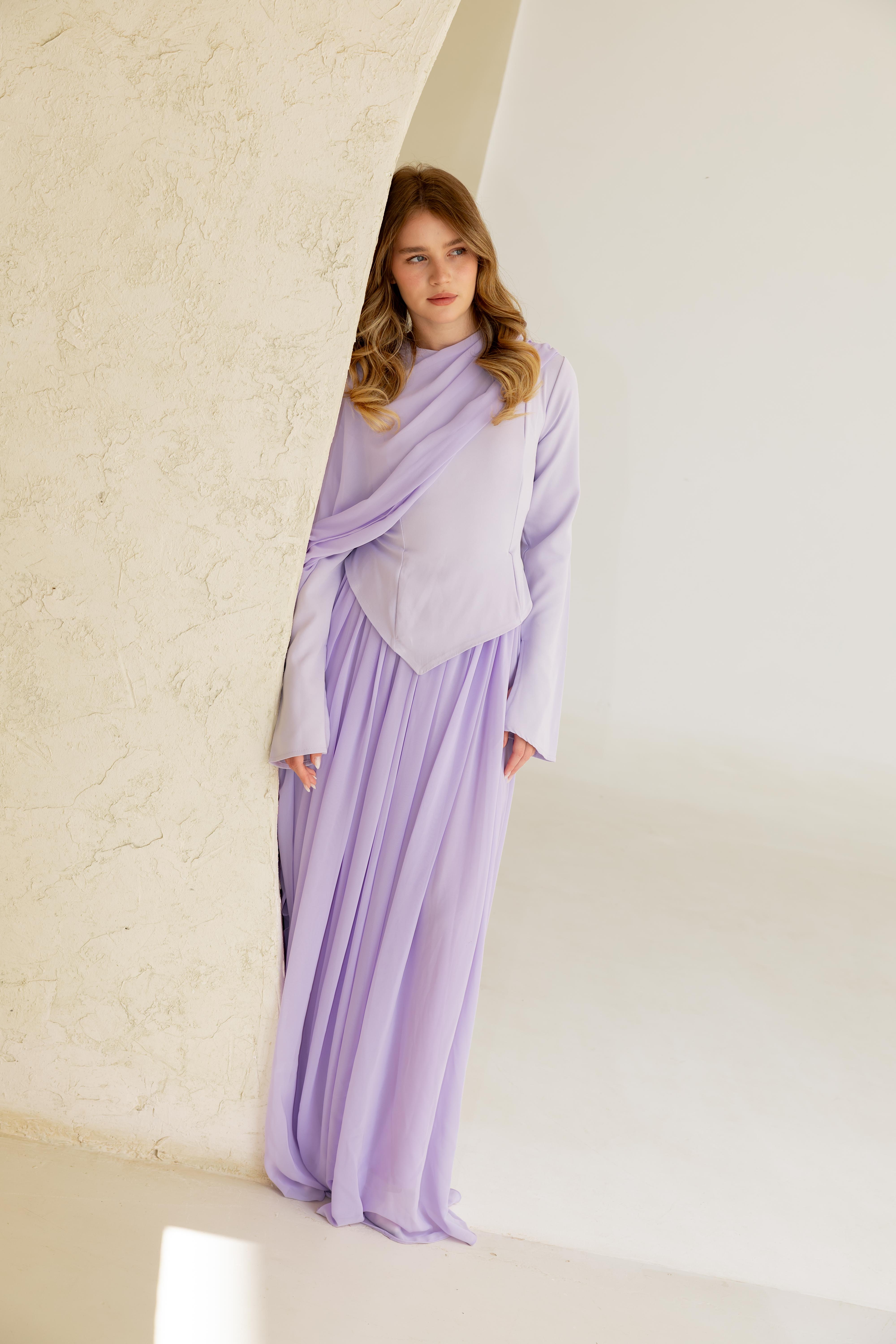 Sophia Dress - Mouve
