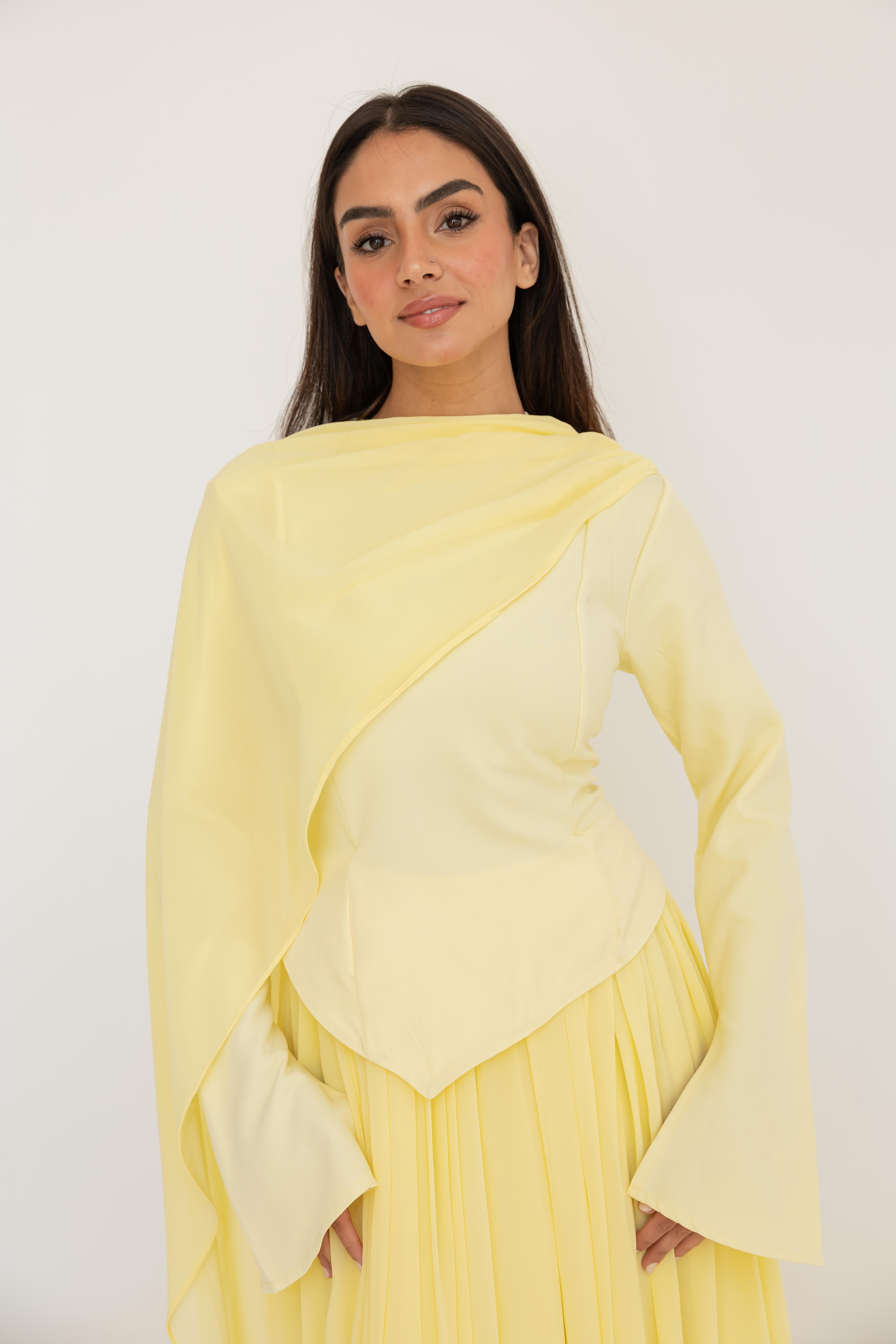 Sophia Dress - Butter Yellow