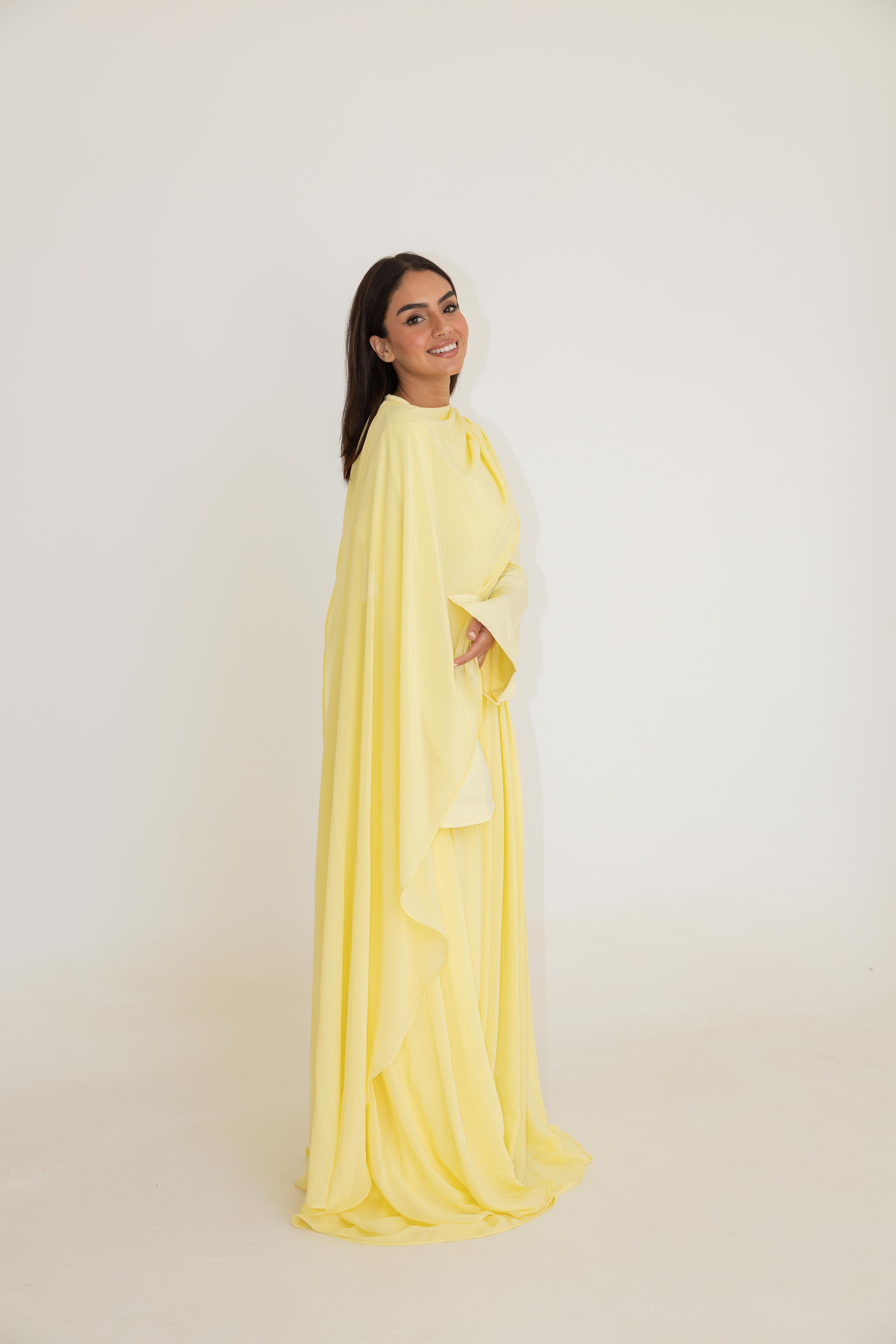 Sophia Dress - Butter Yellow