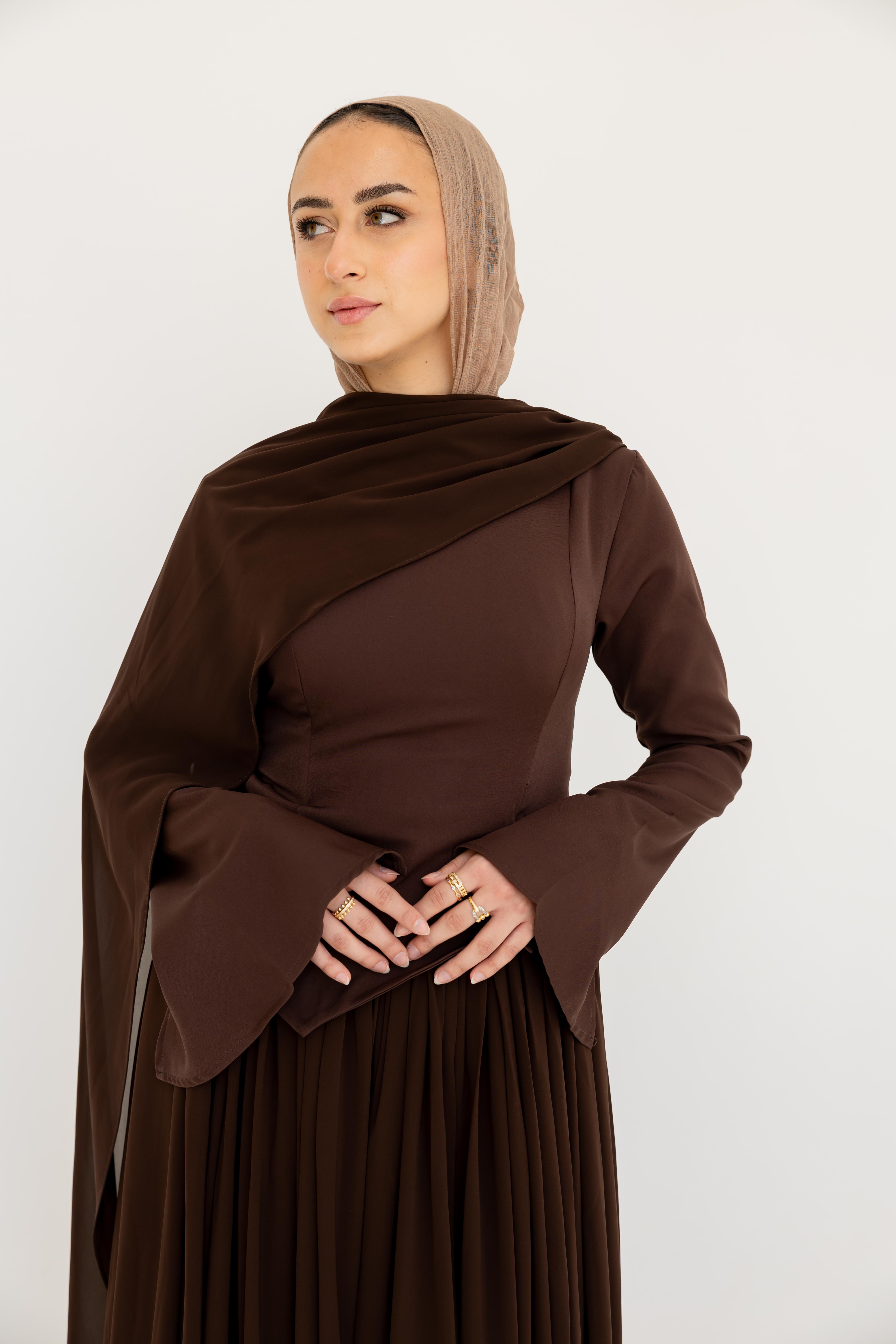 Sophia Dress - Brown