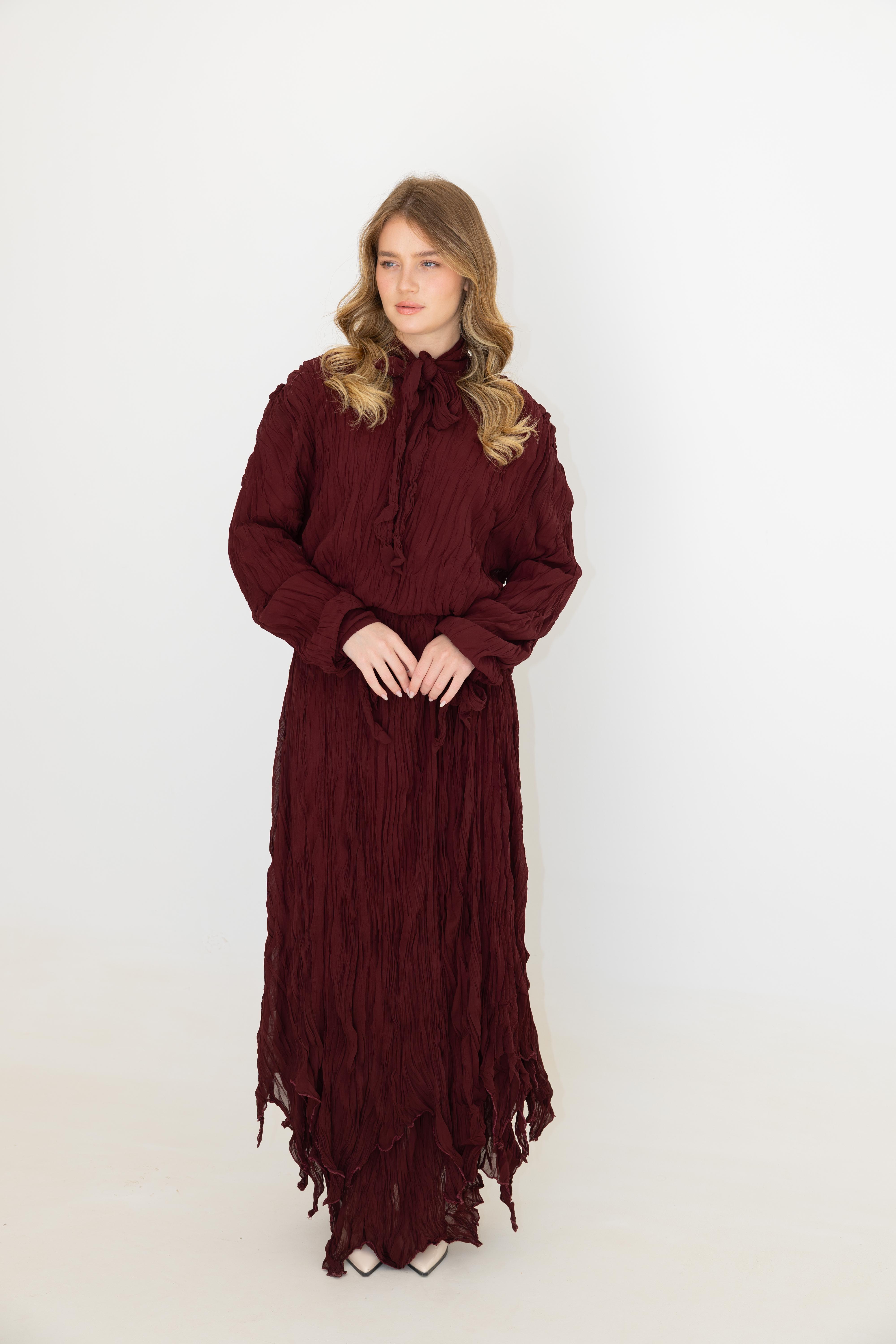 Alma Set -  Burgandy