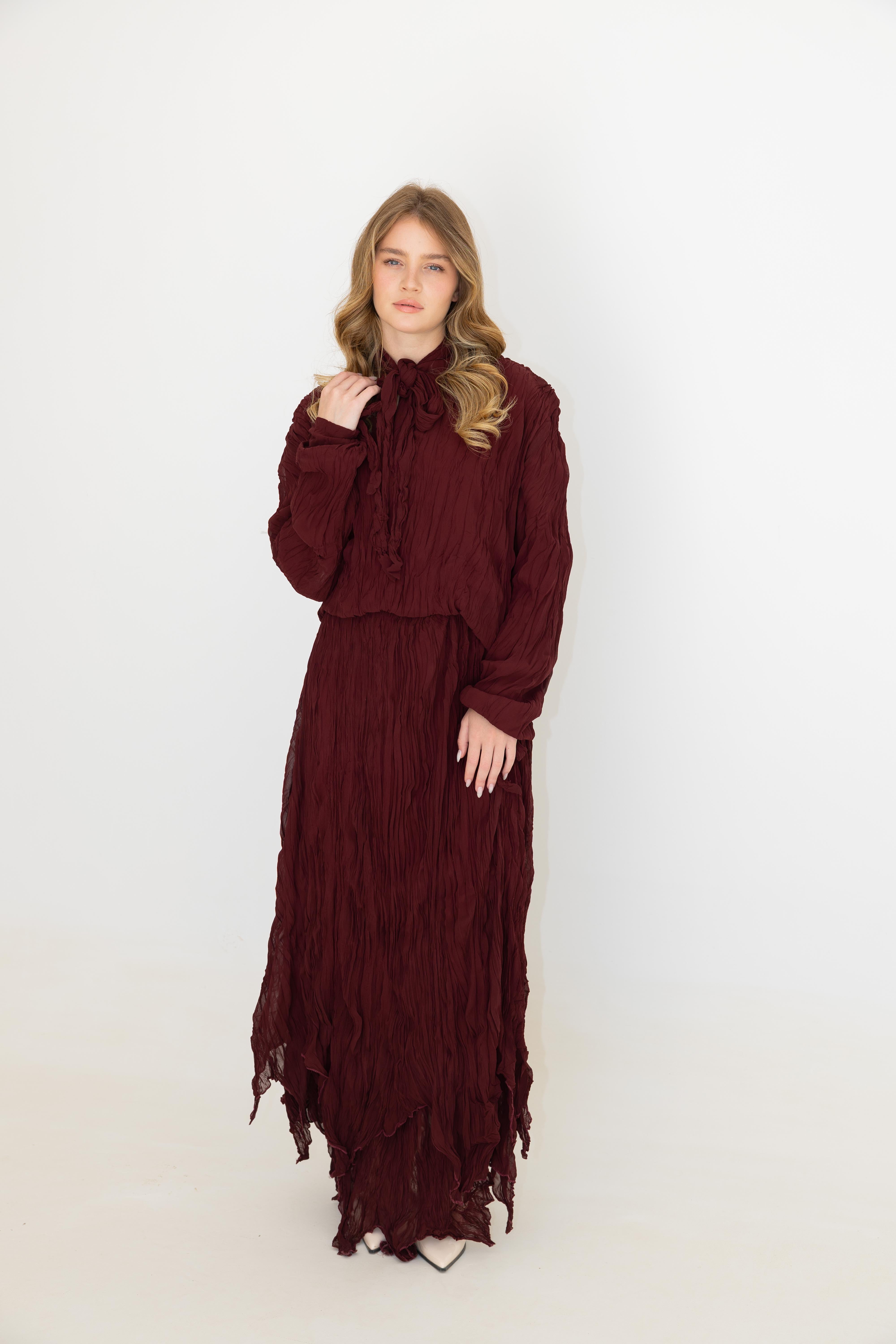 Alma Set -  Burgandy