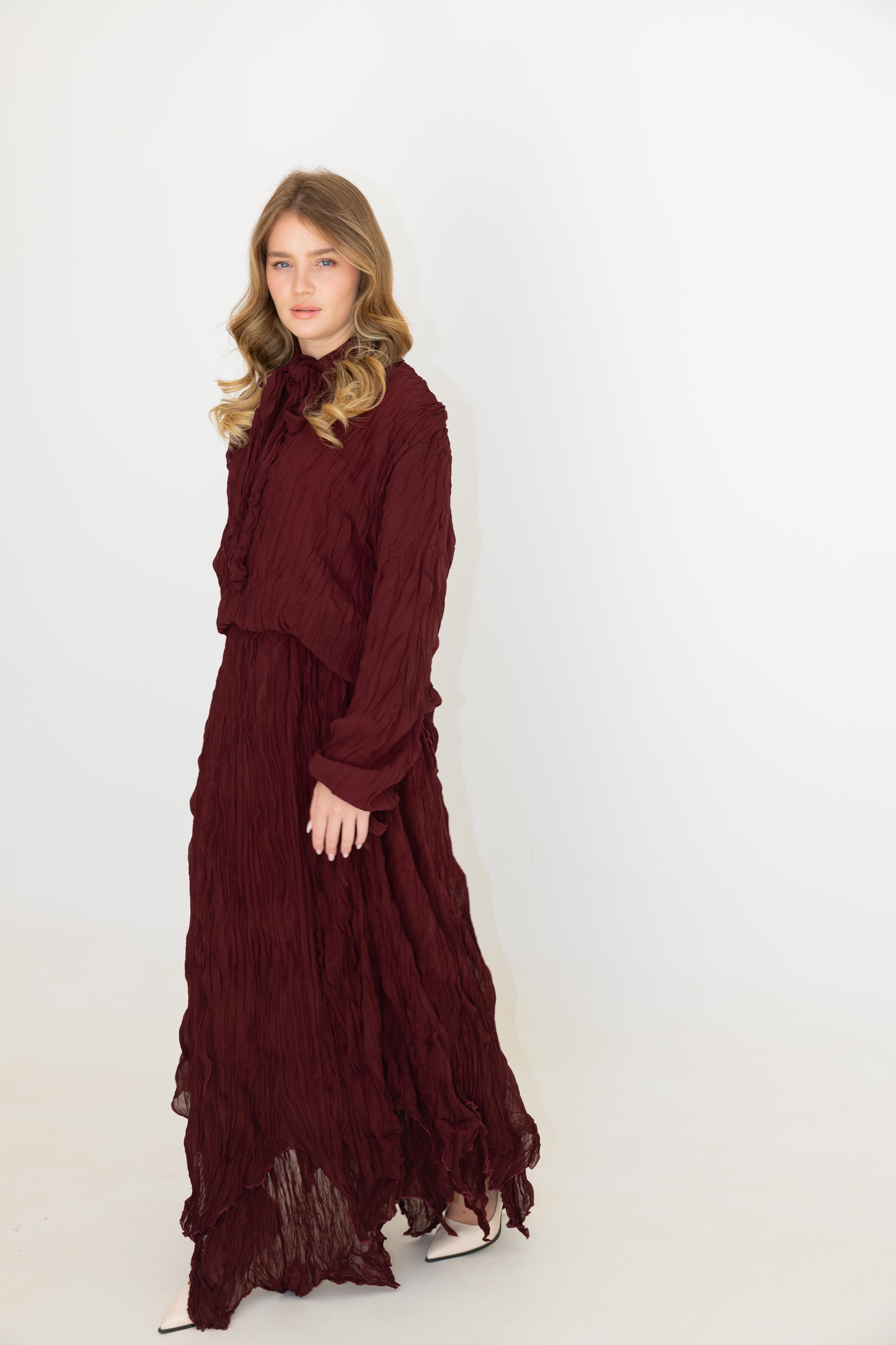 Alma Set -  Burgandy