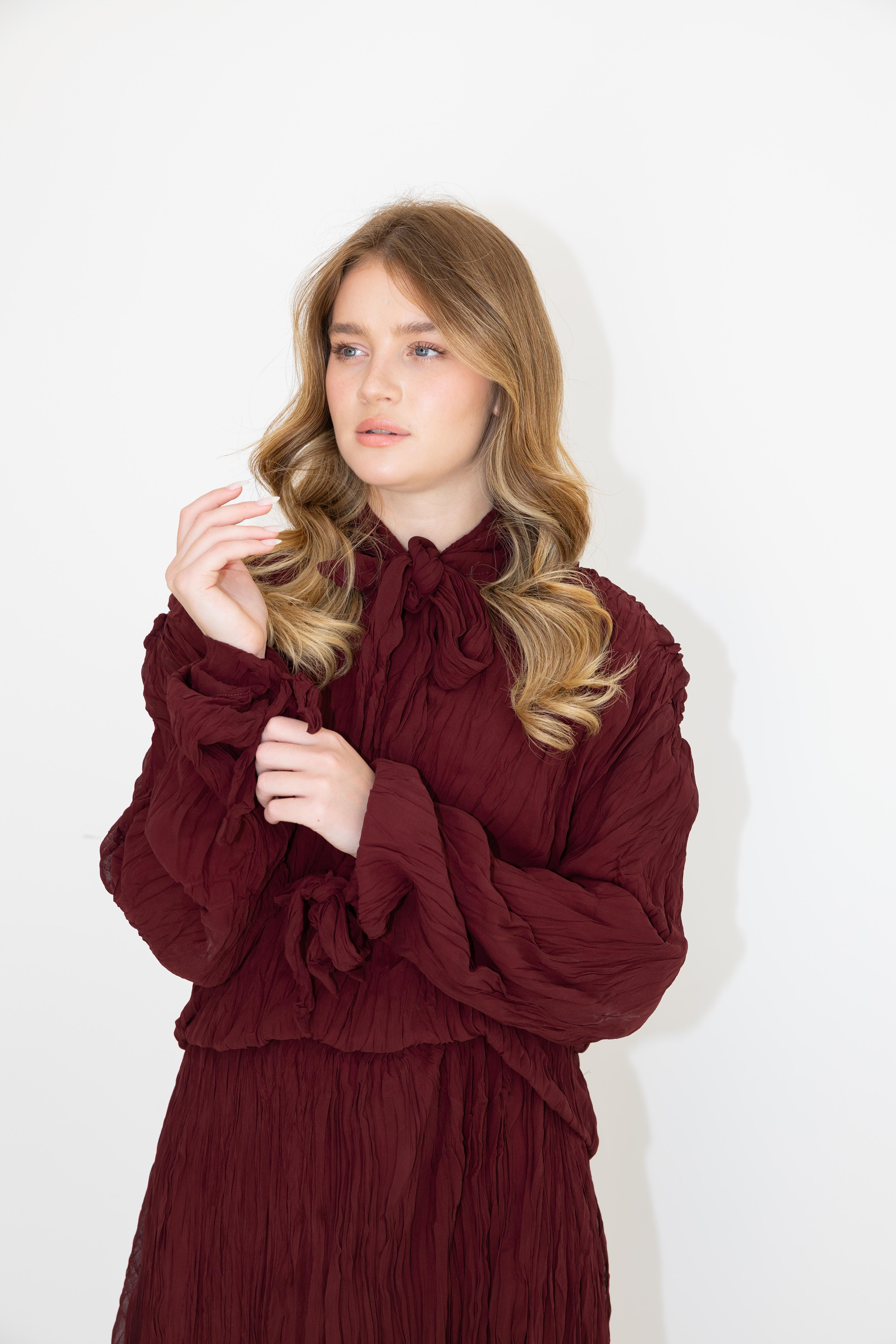 Alma Set -  Burgandy