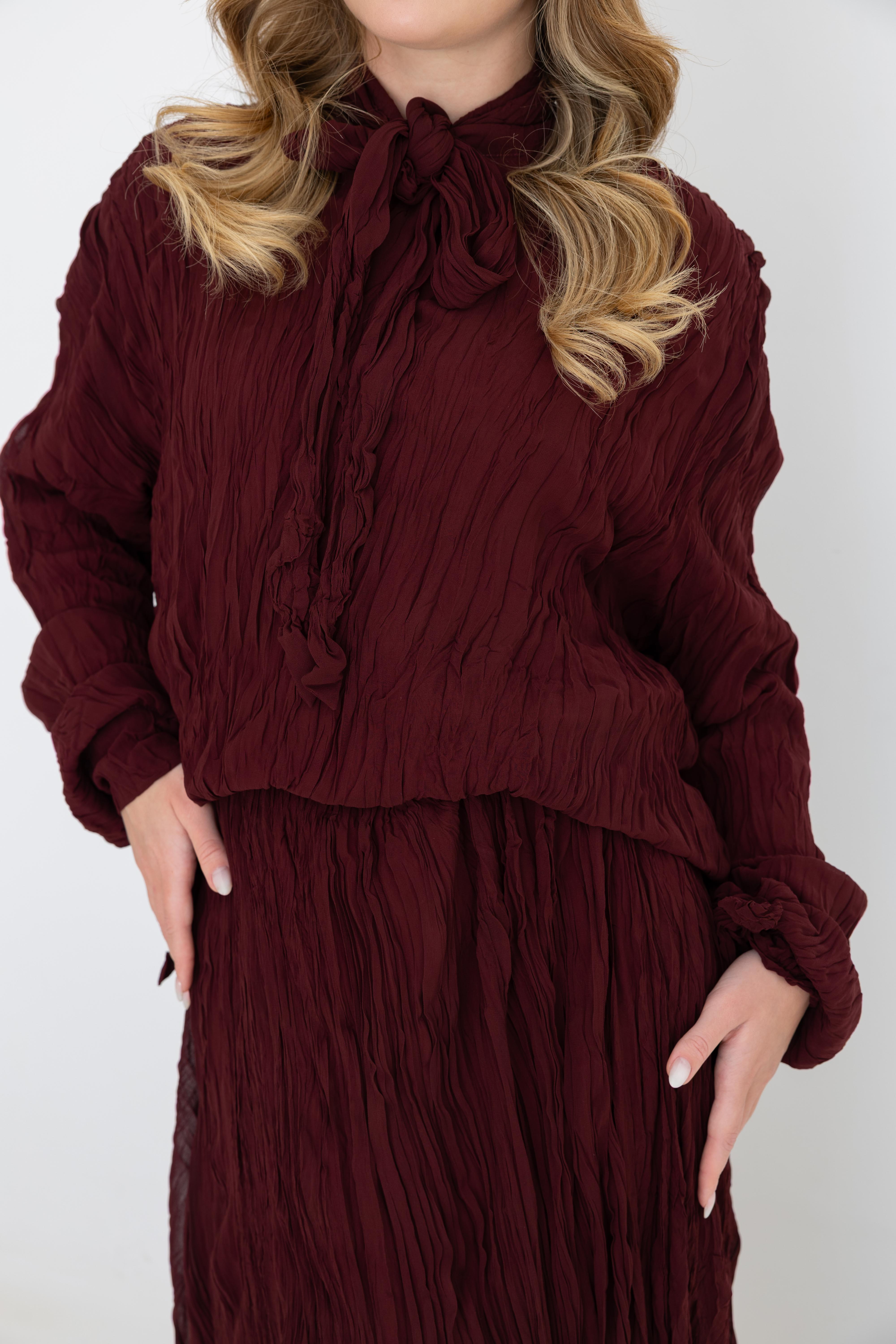Alma Set -  Burgandy