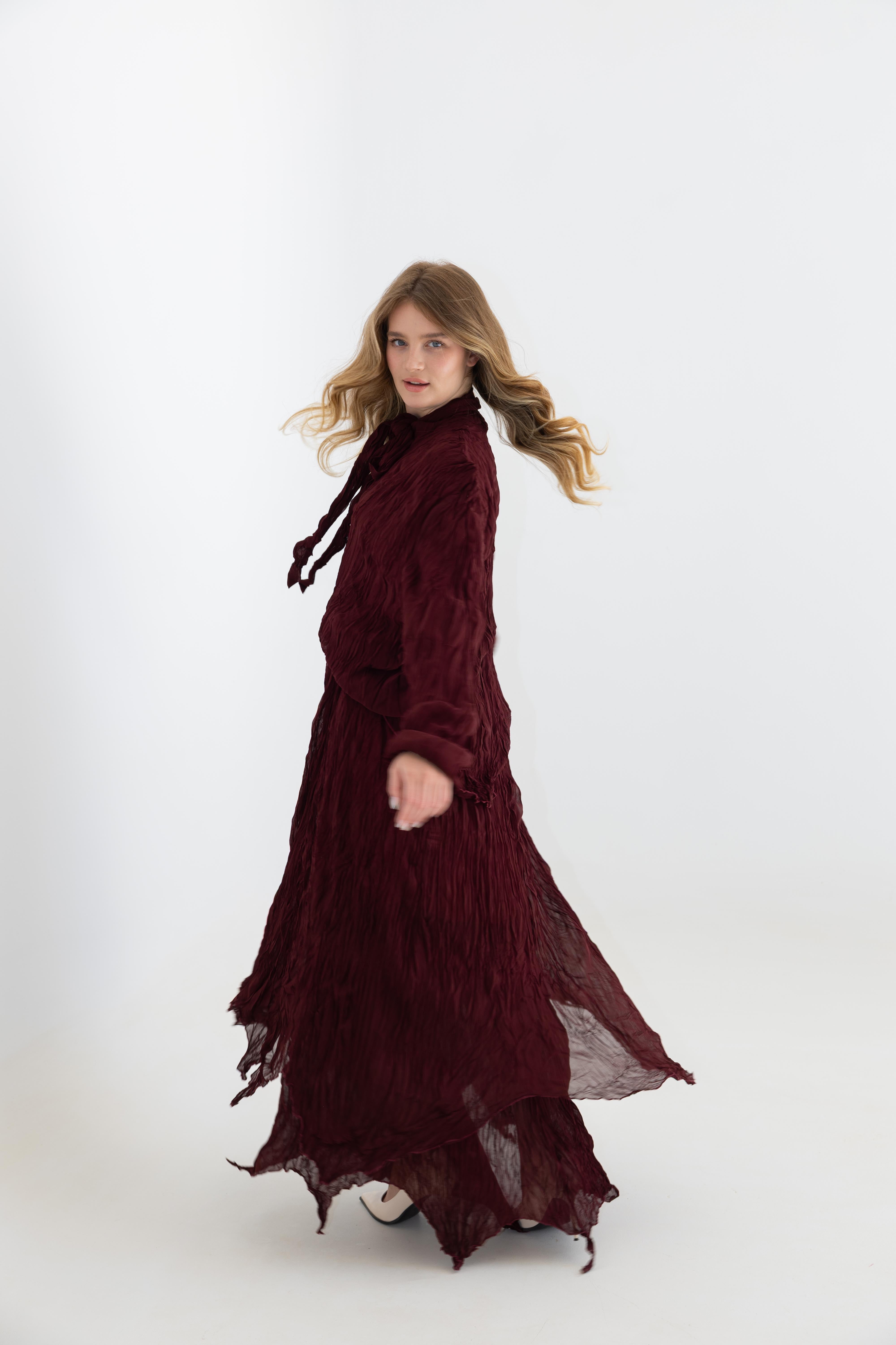 Alma Set -  Burgandy