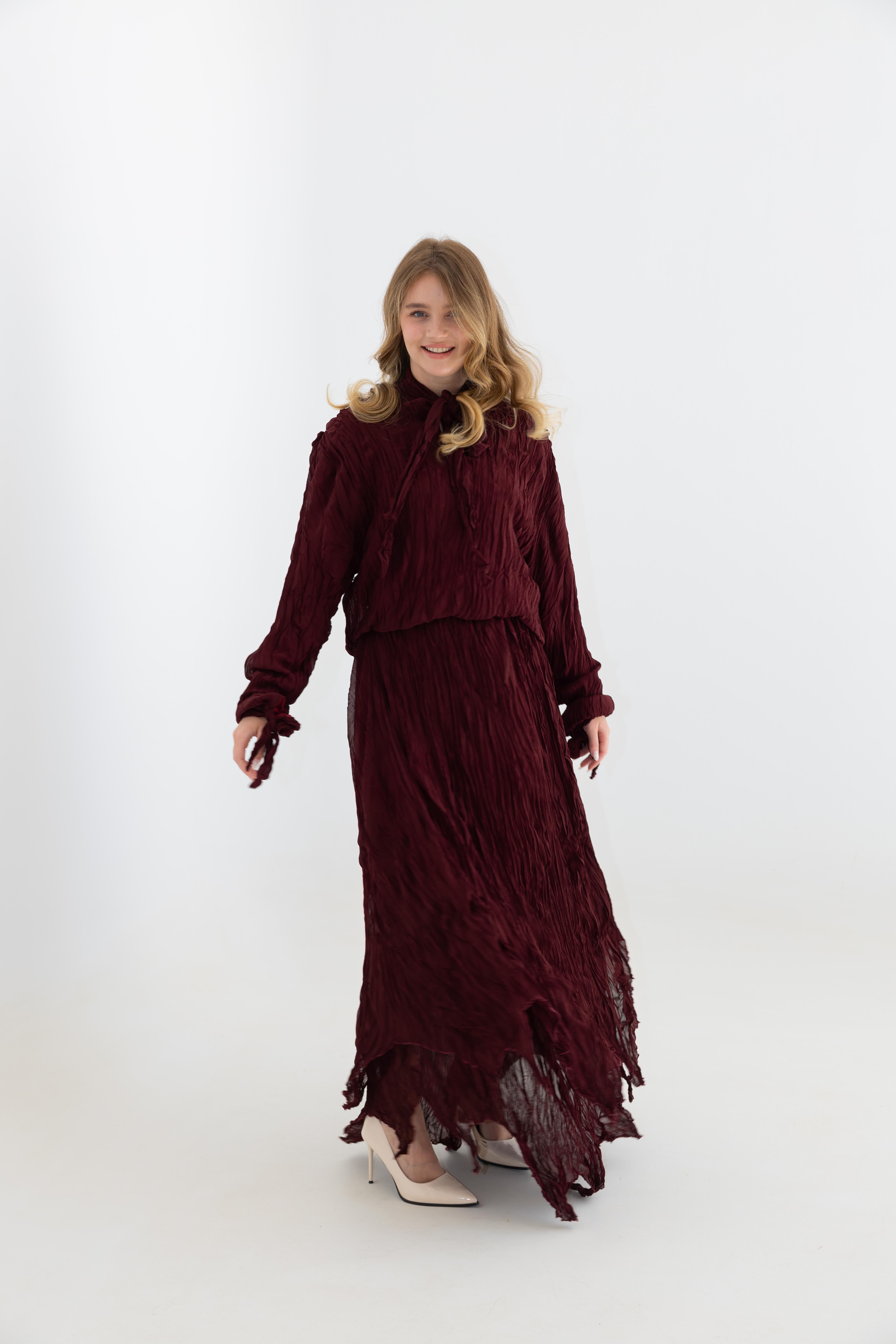 Alma Set -  Burgandy