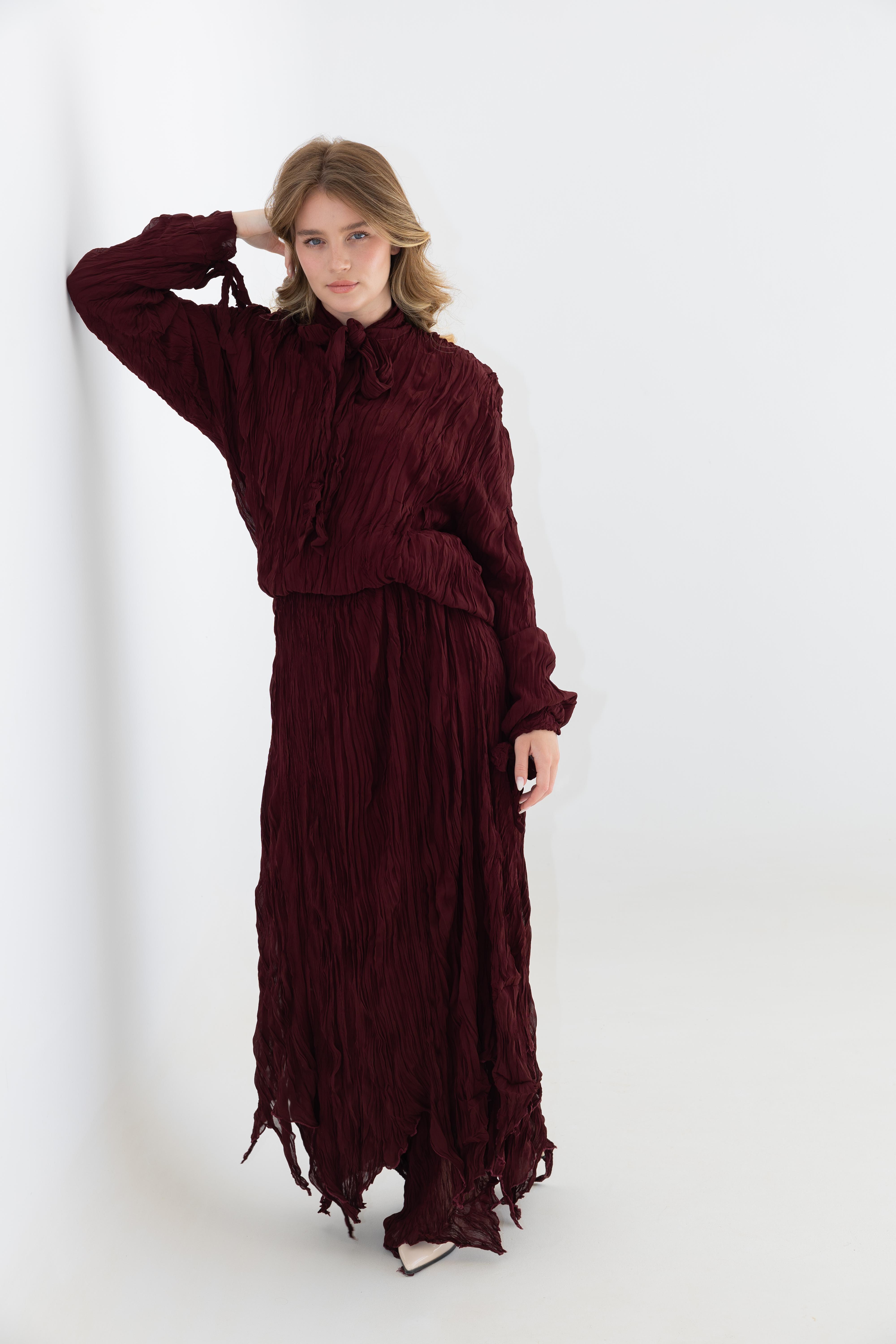 Alma Set -  Burgandy