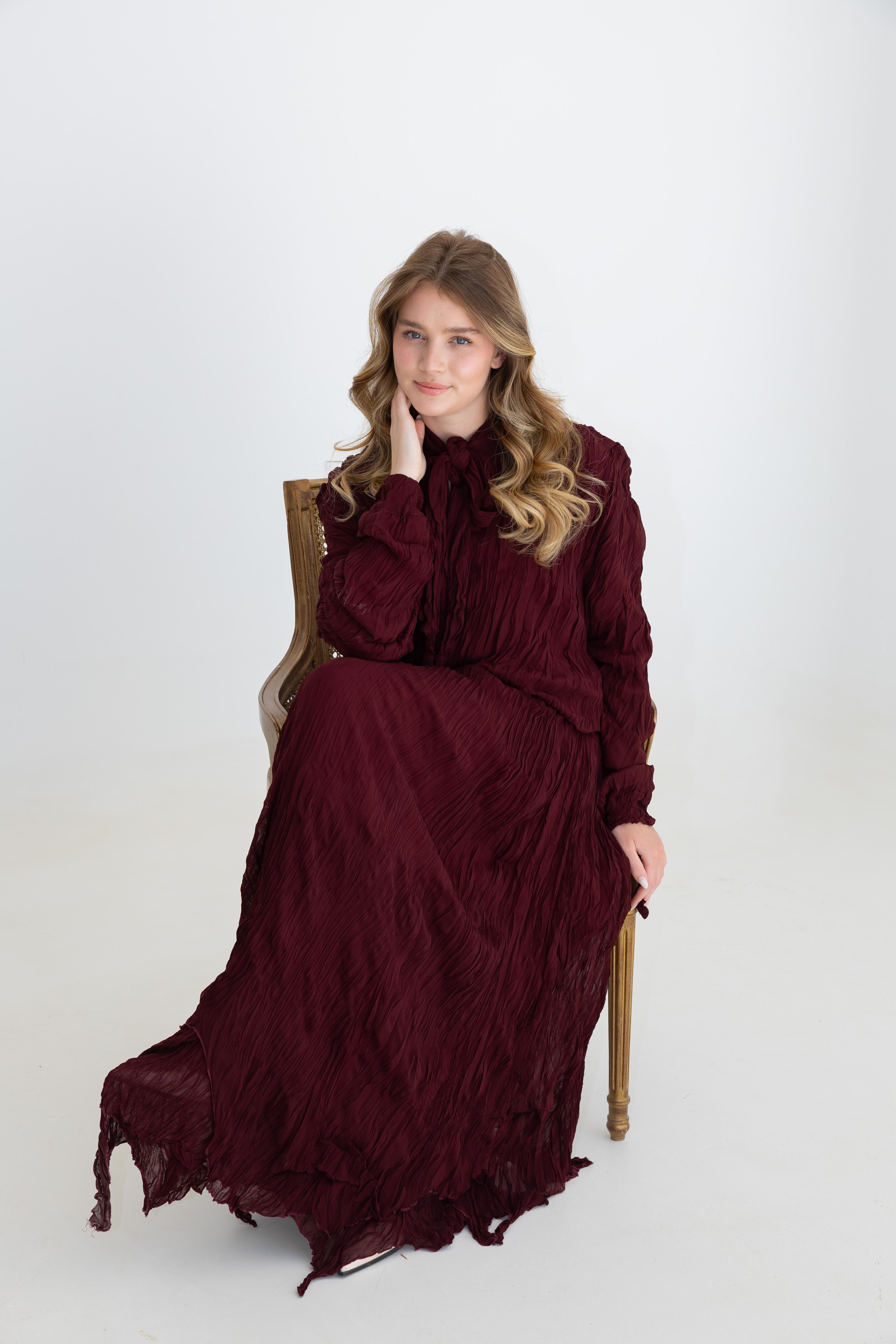 Alma Set -  Burgandy