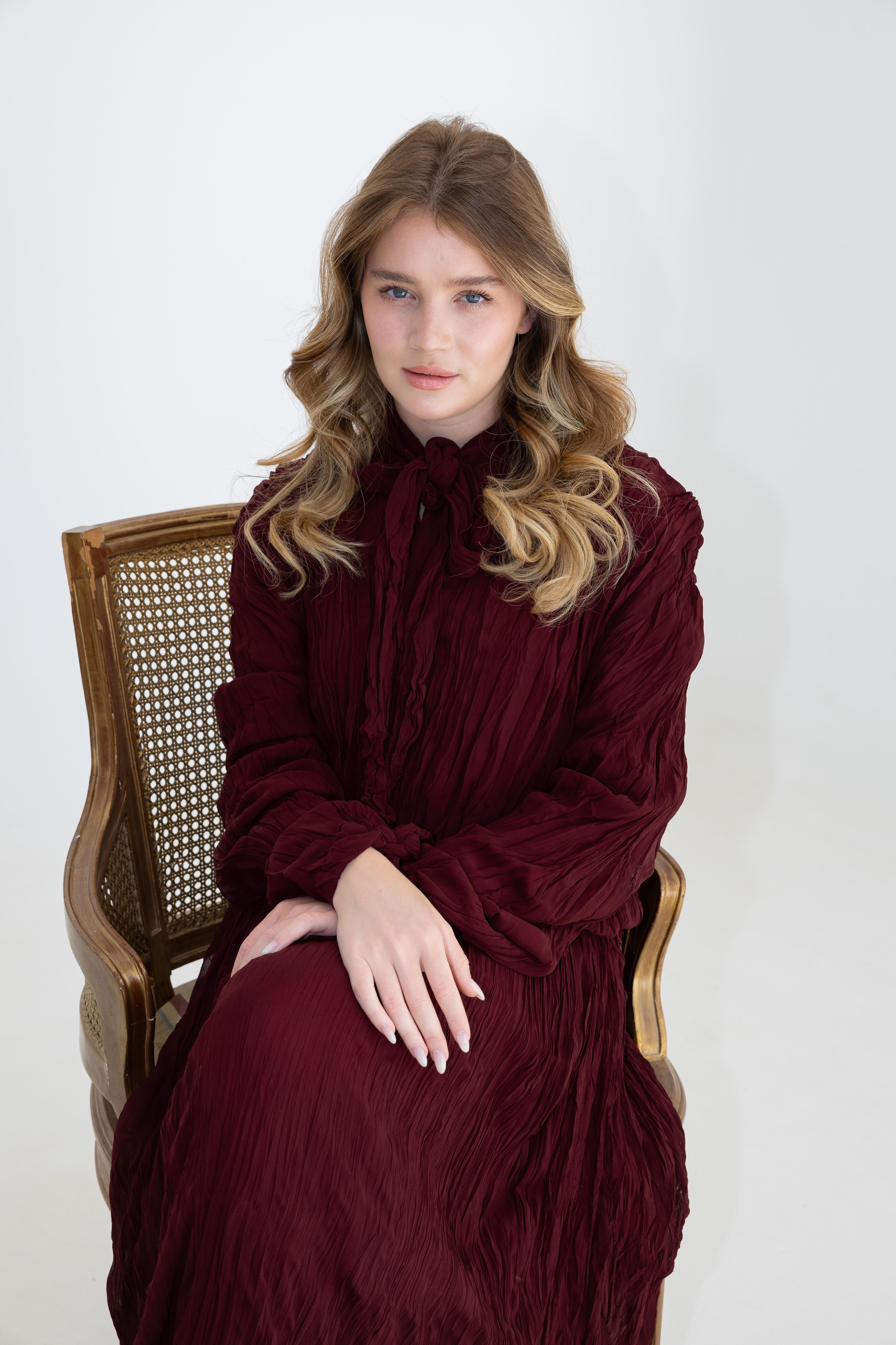 Alma Set -  Burgandy