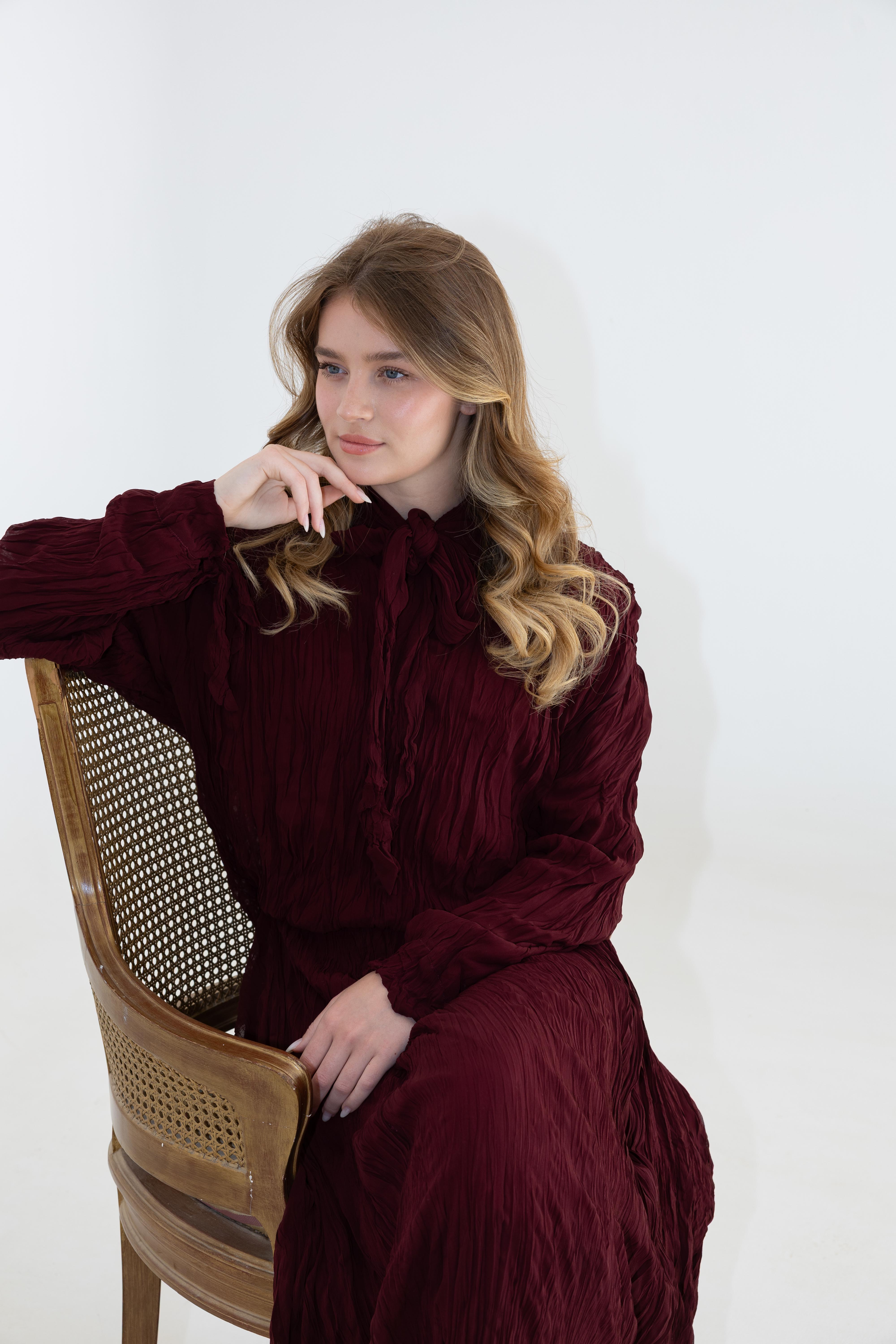 Alma Set -  Burgandy
