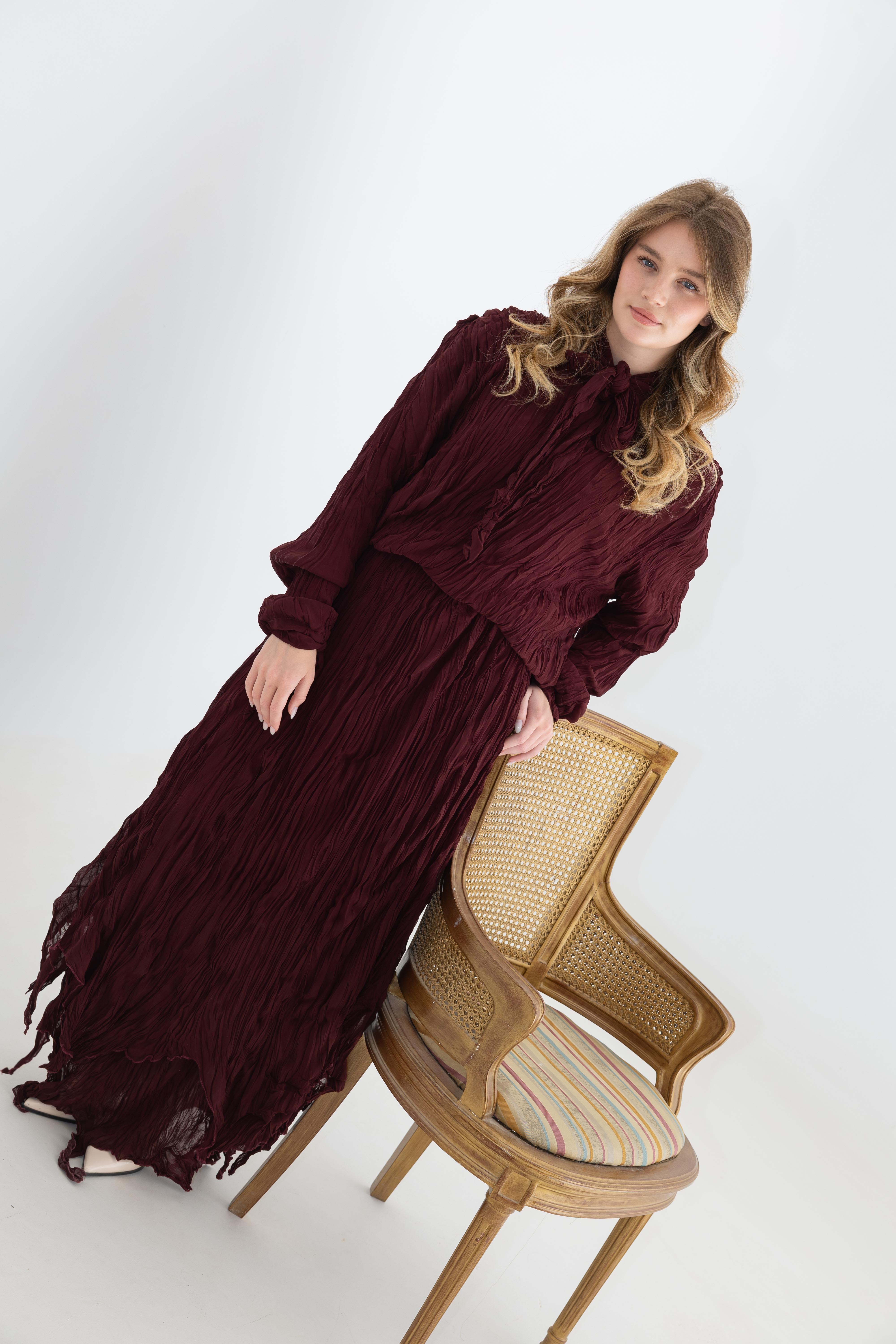 Alma Set -  Burgandy