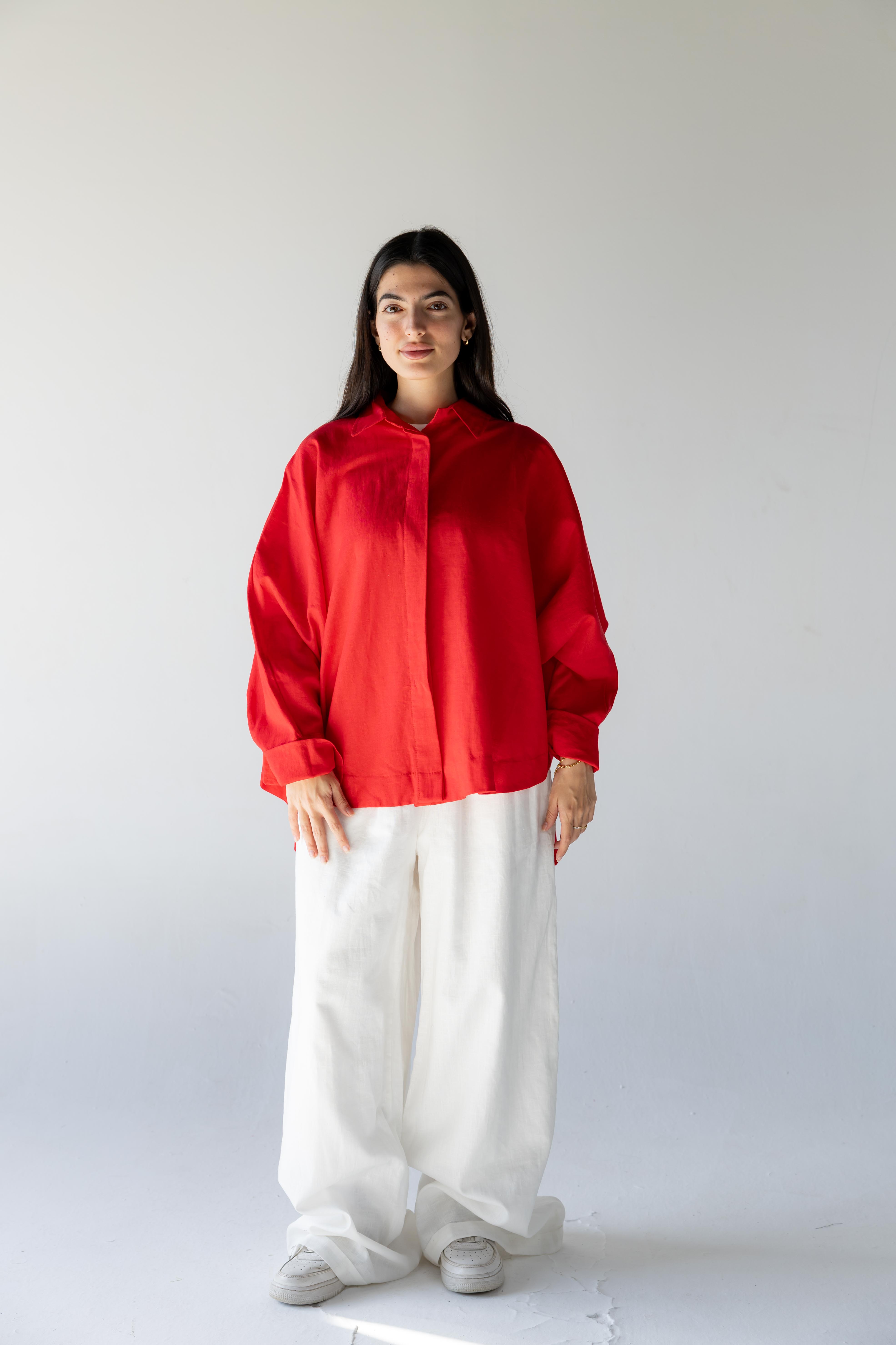Plain Shirt - Red