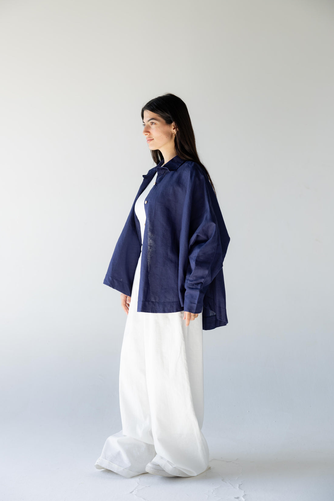 Plain Shirt - Navy