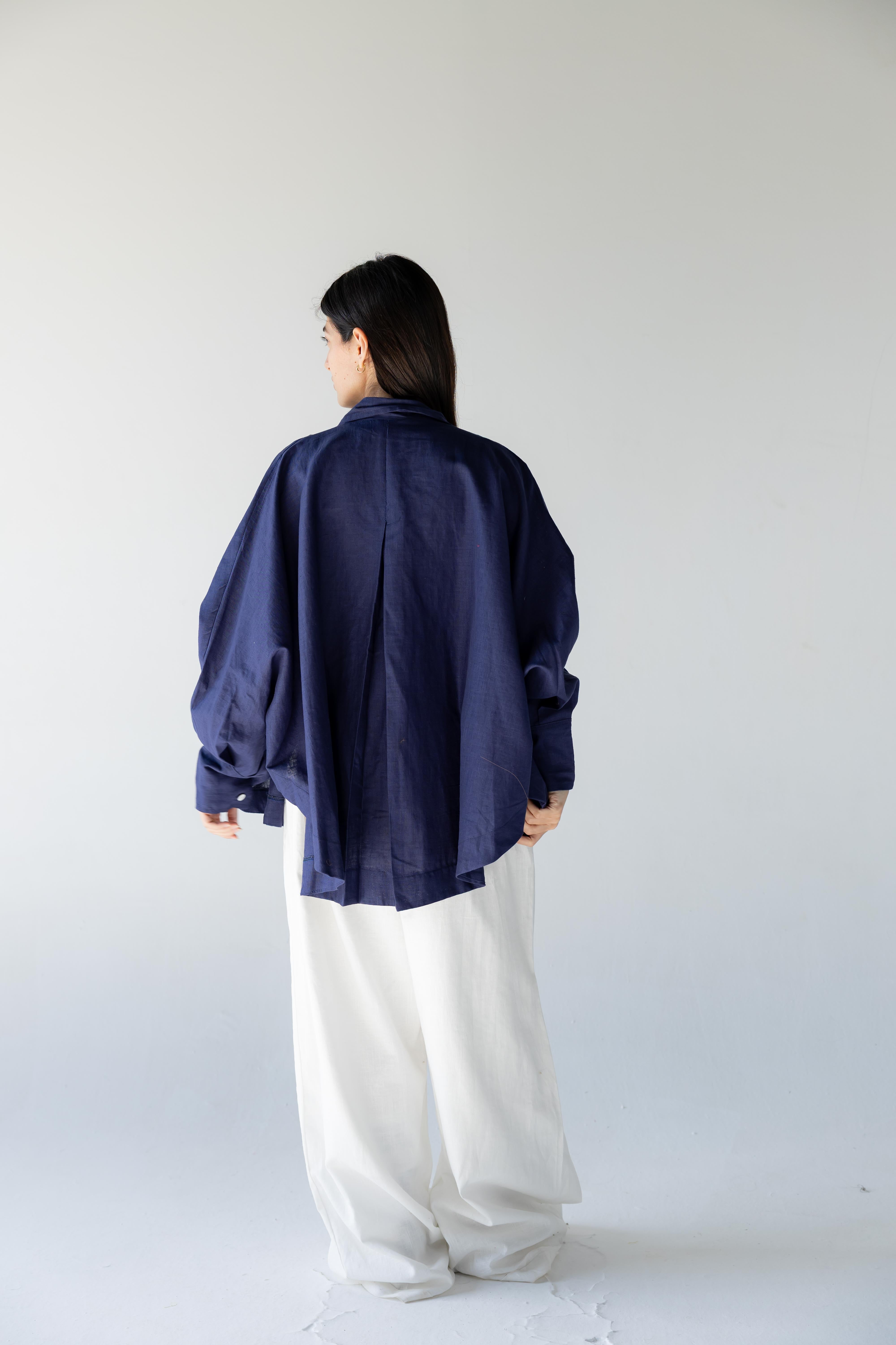 Plain Shirt - Navy