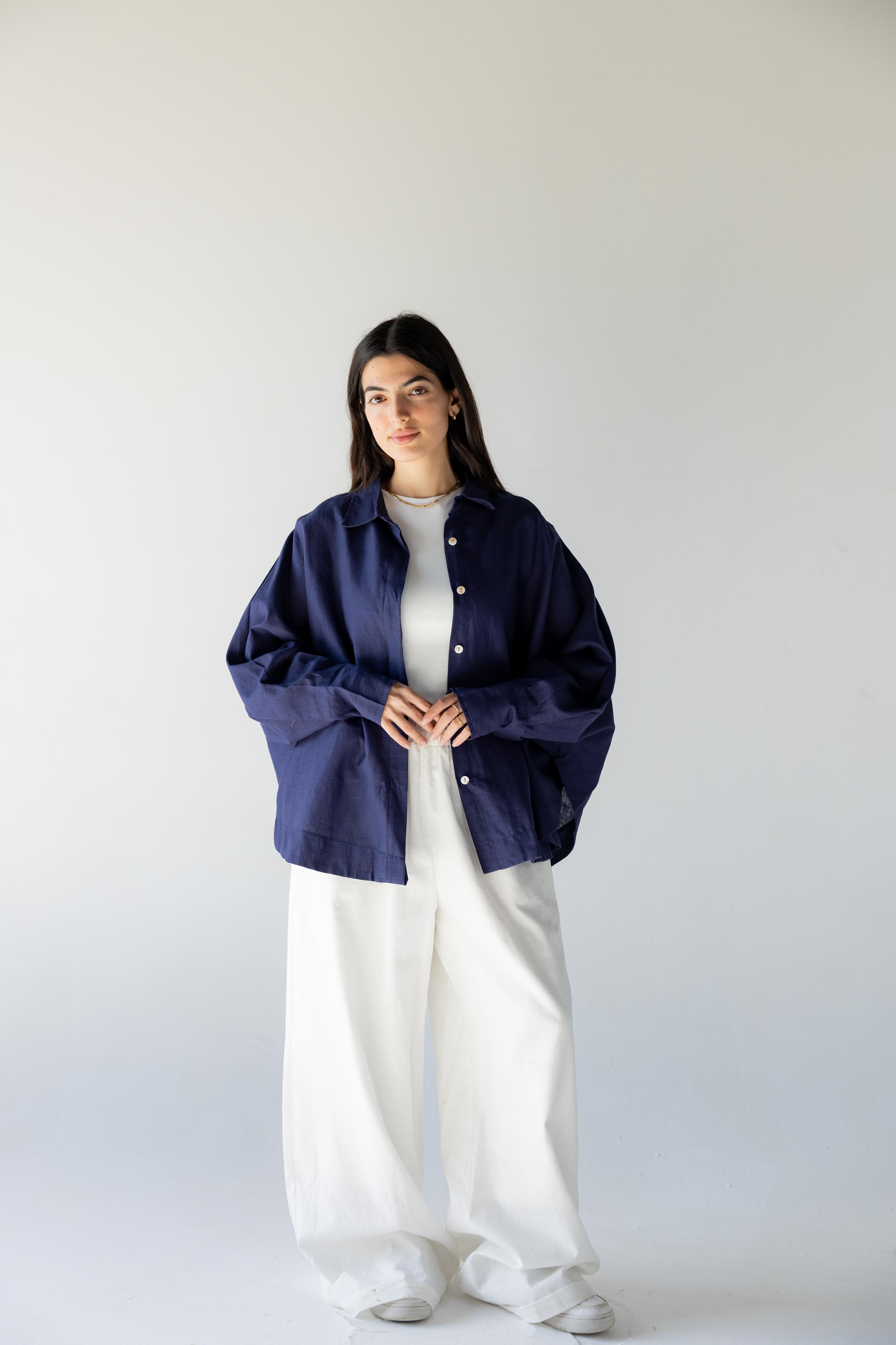 Plain Shirt - Navy