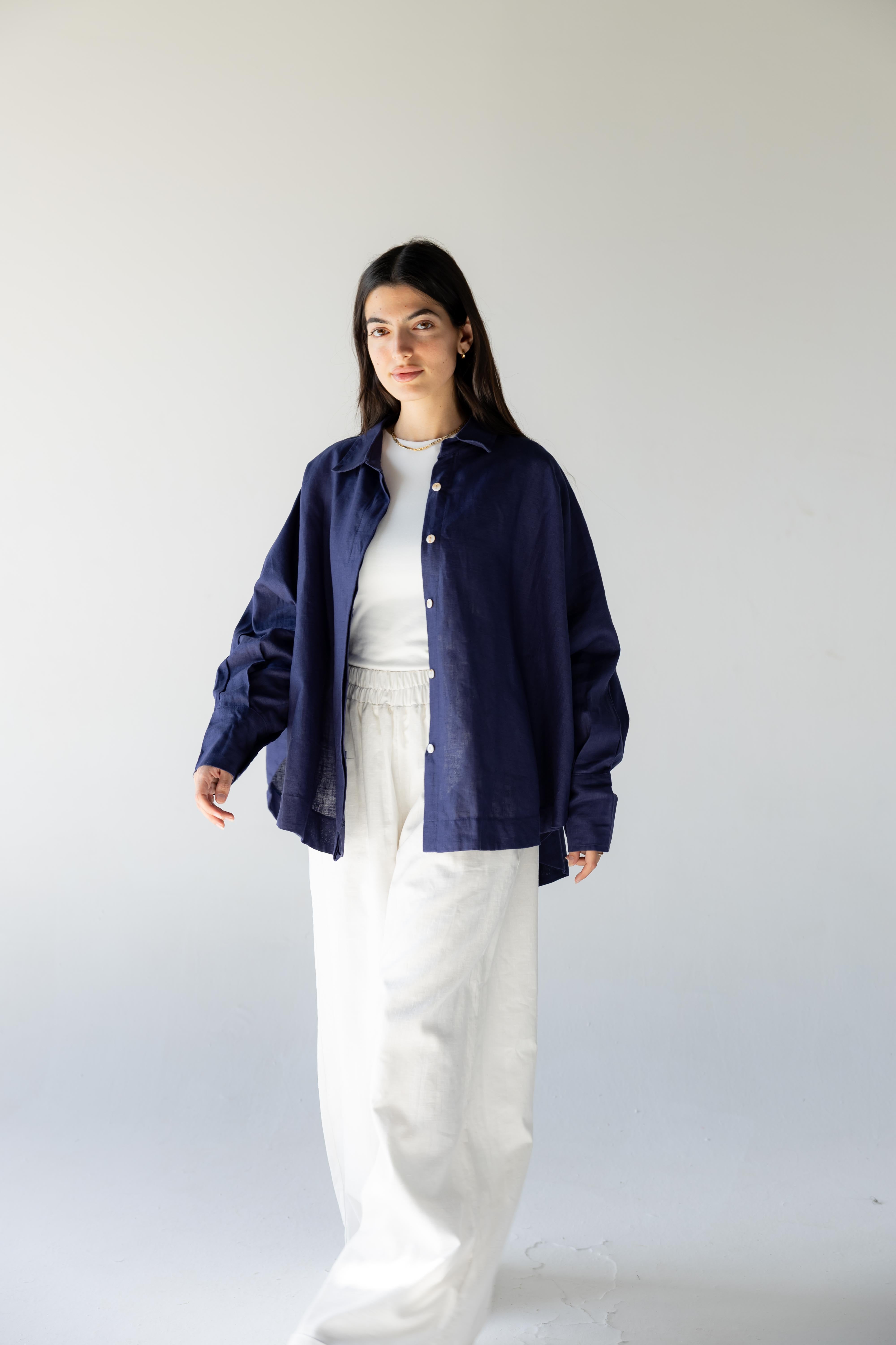 Plain Shirt - Navy