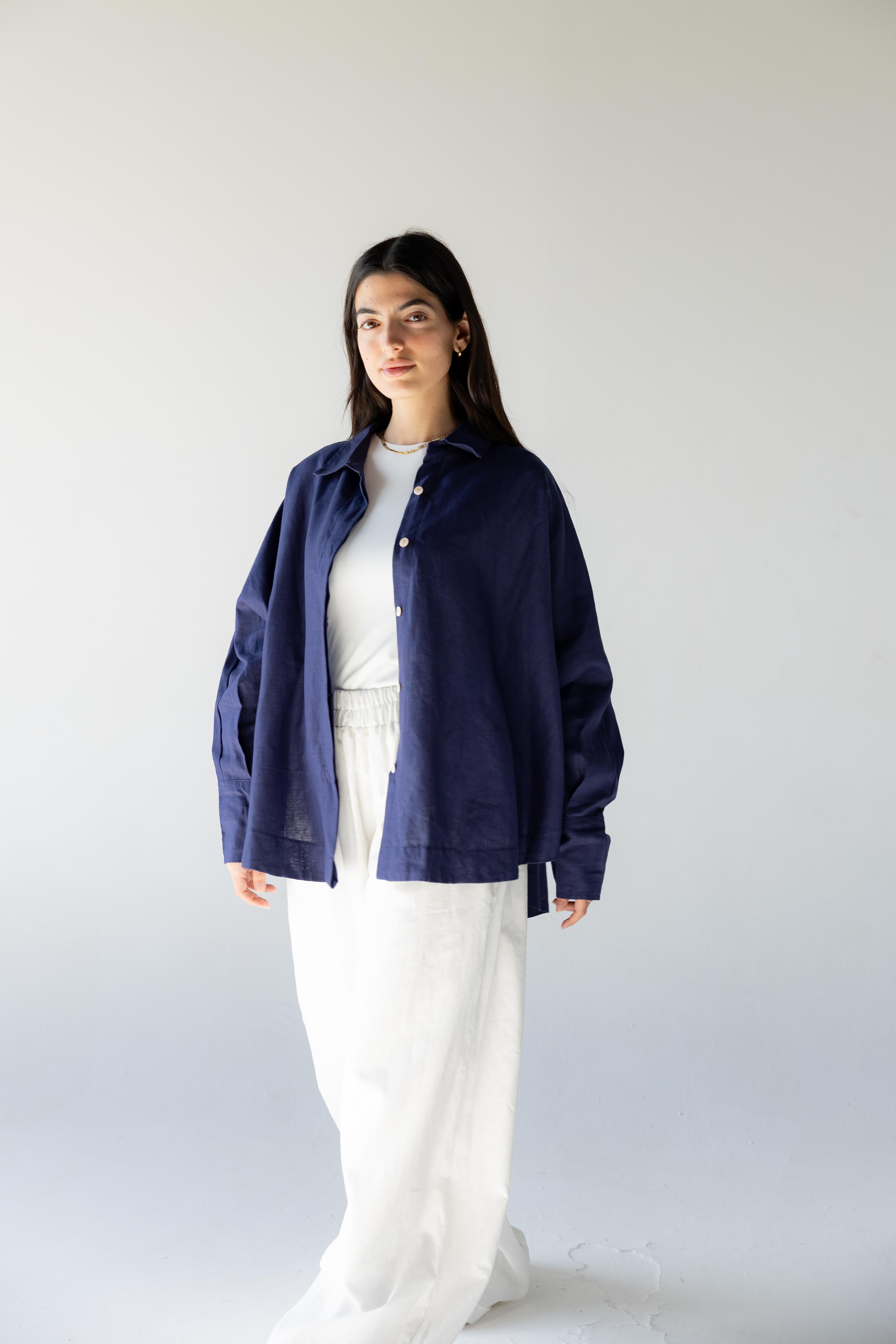 Plain Shirt - Navy