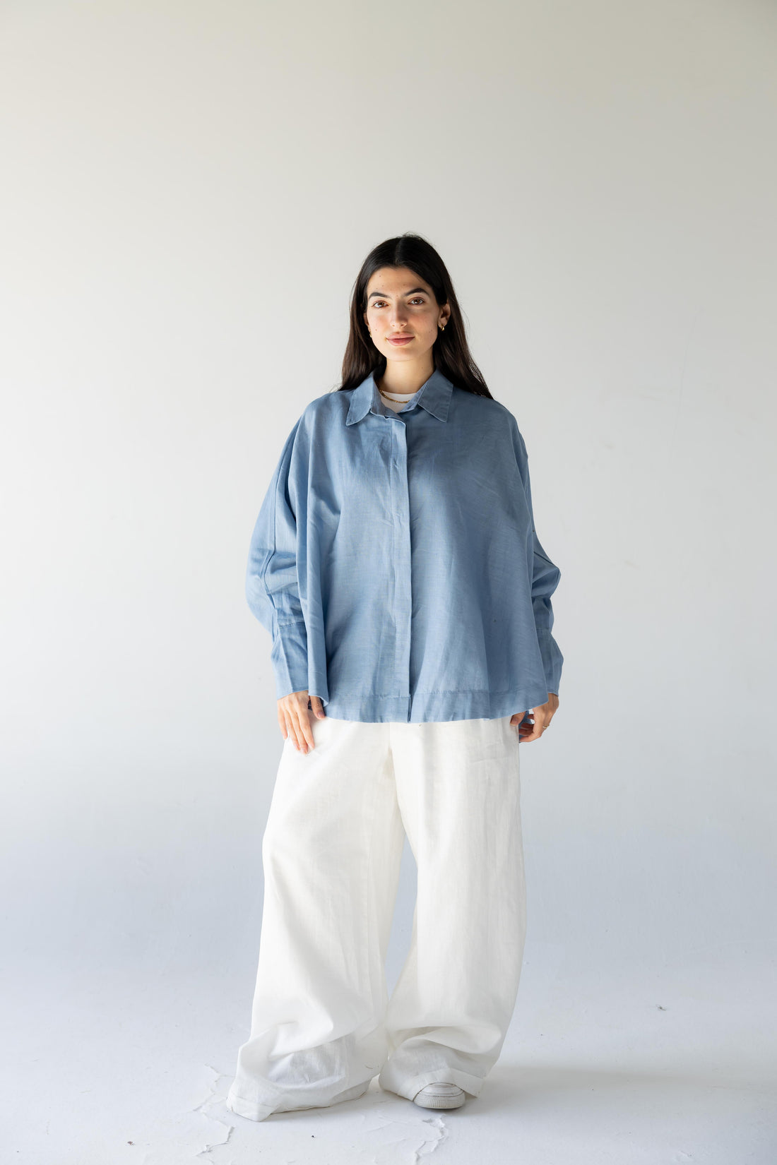 Plain Shirt - Light Blue