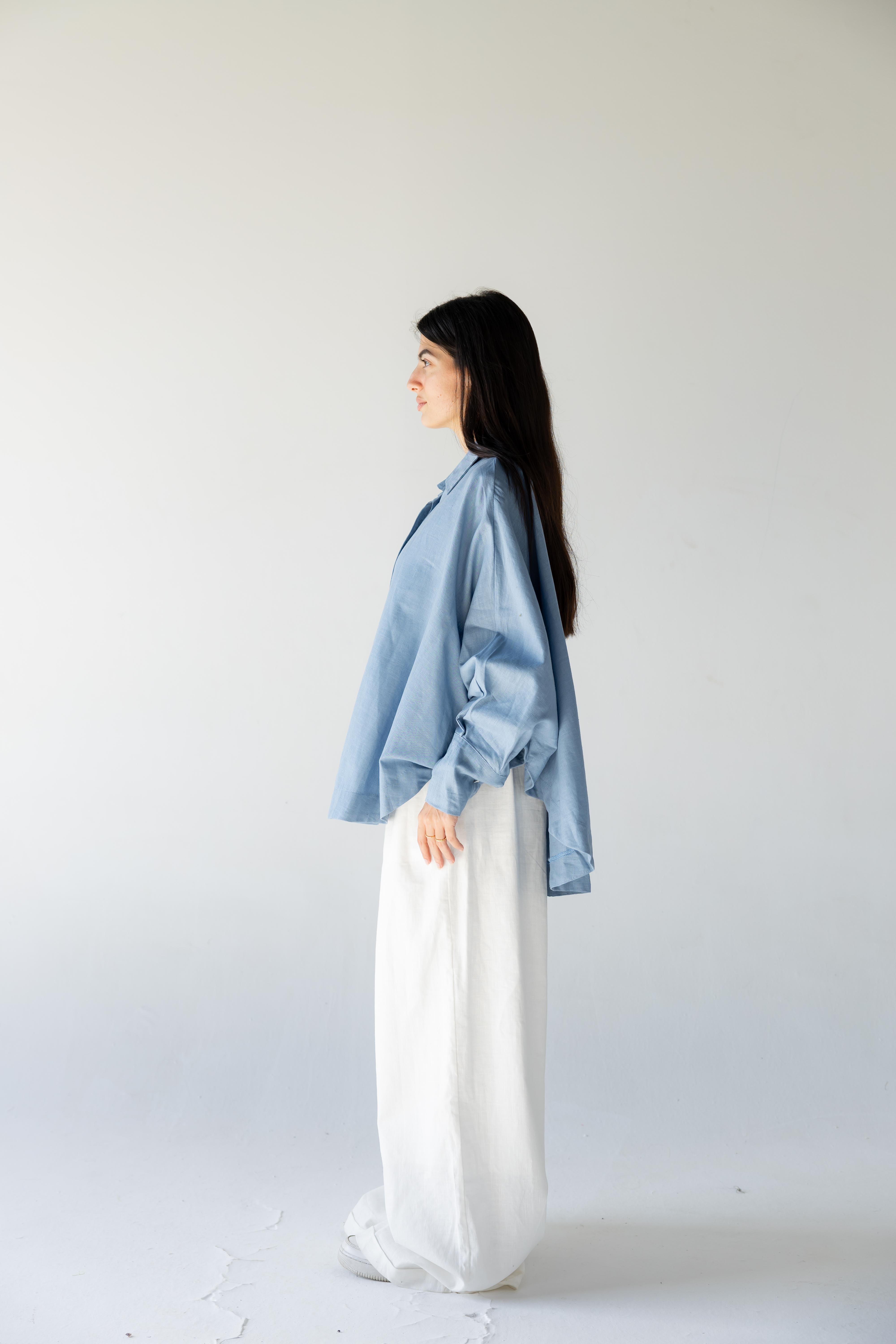 Plain Shirt - Light Blue
