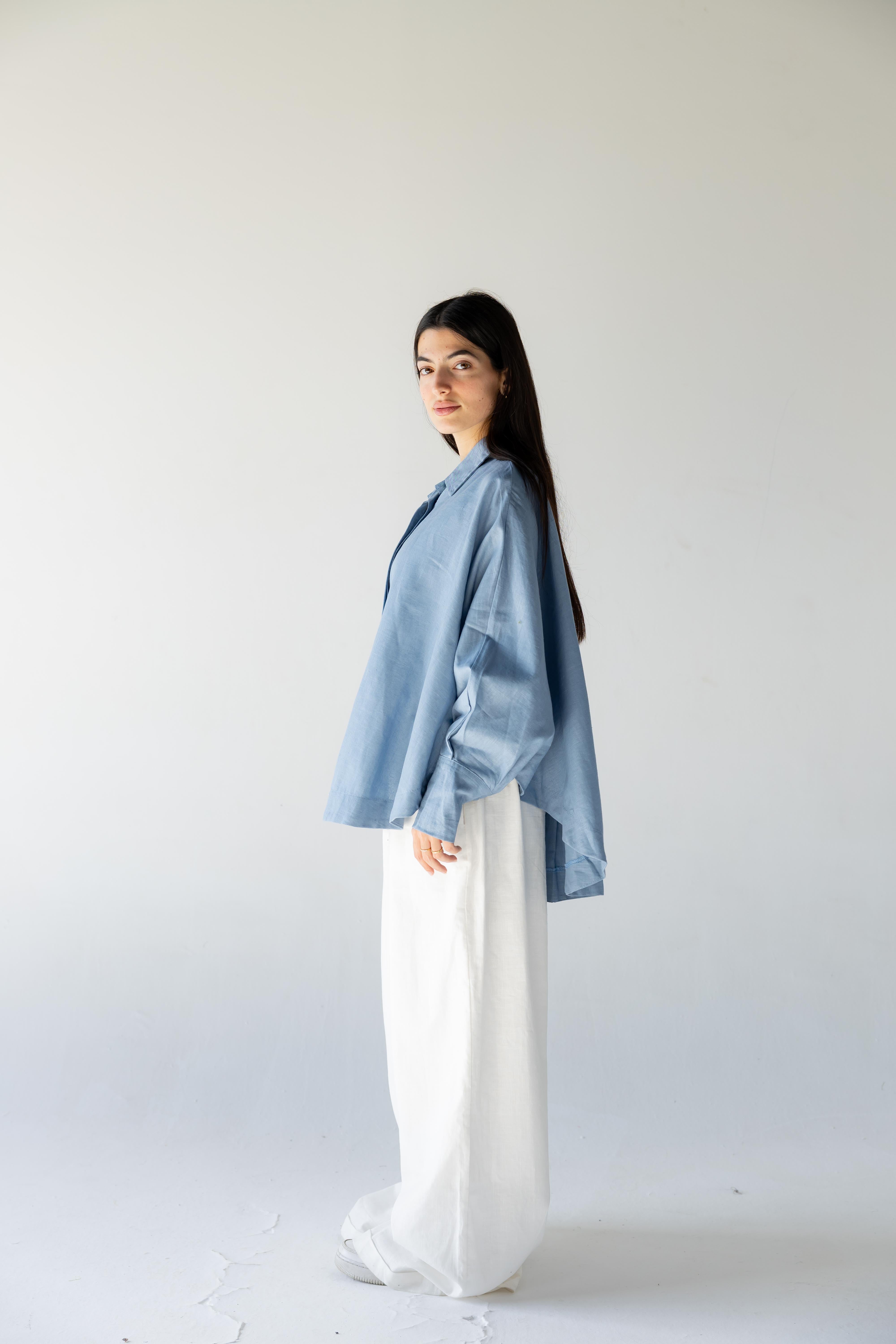 Plain Shirt - Light Blue