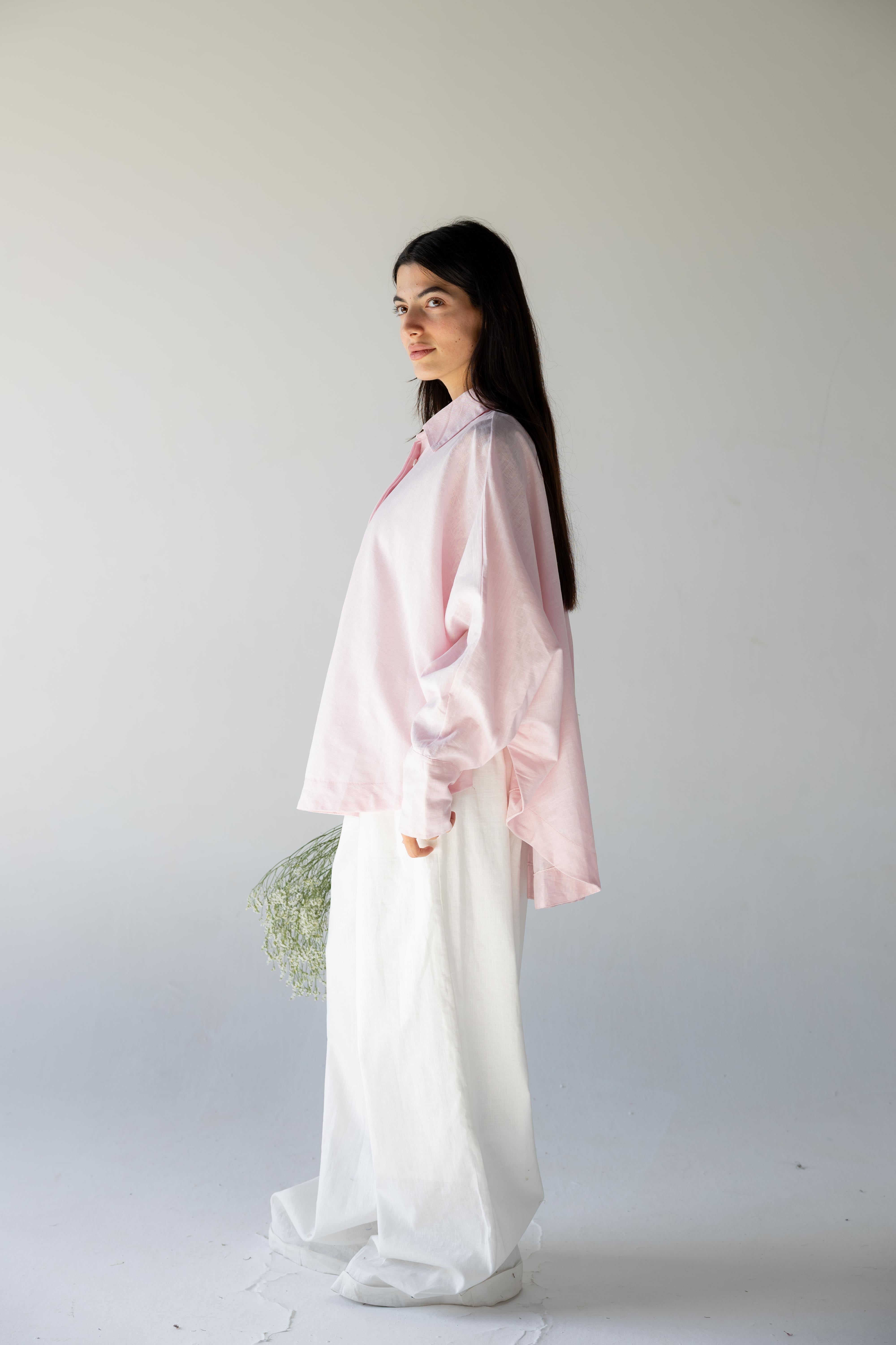 Plain Shirt - Baby pink