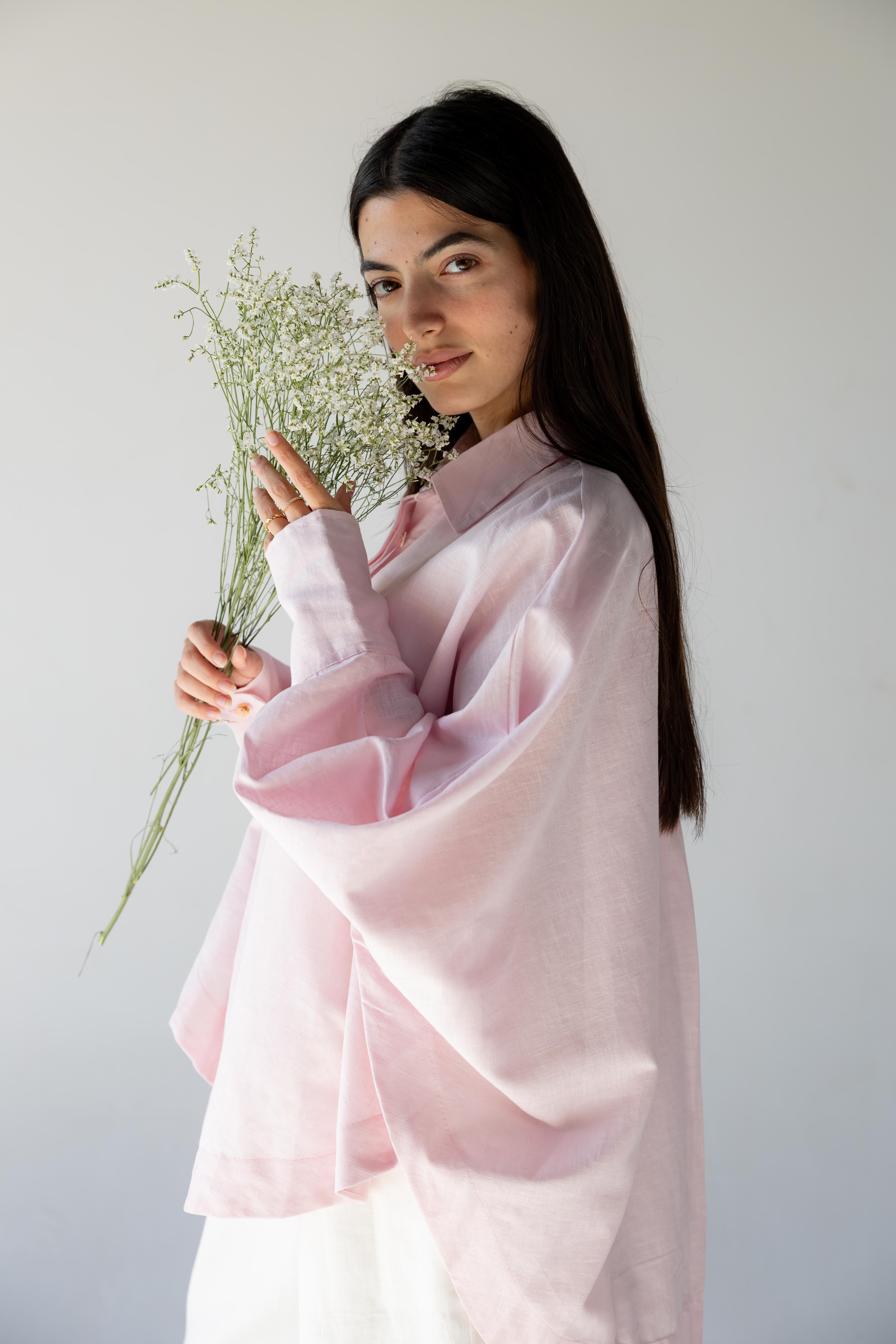Plain Shirt - Baby pink