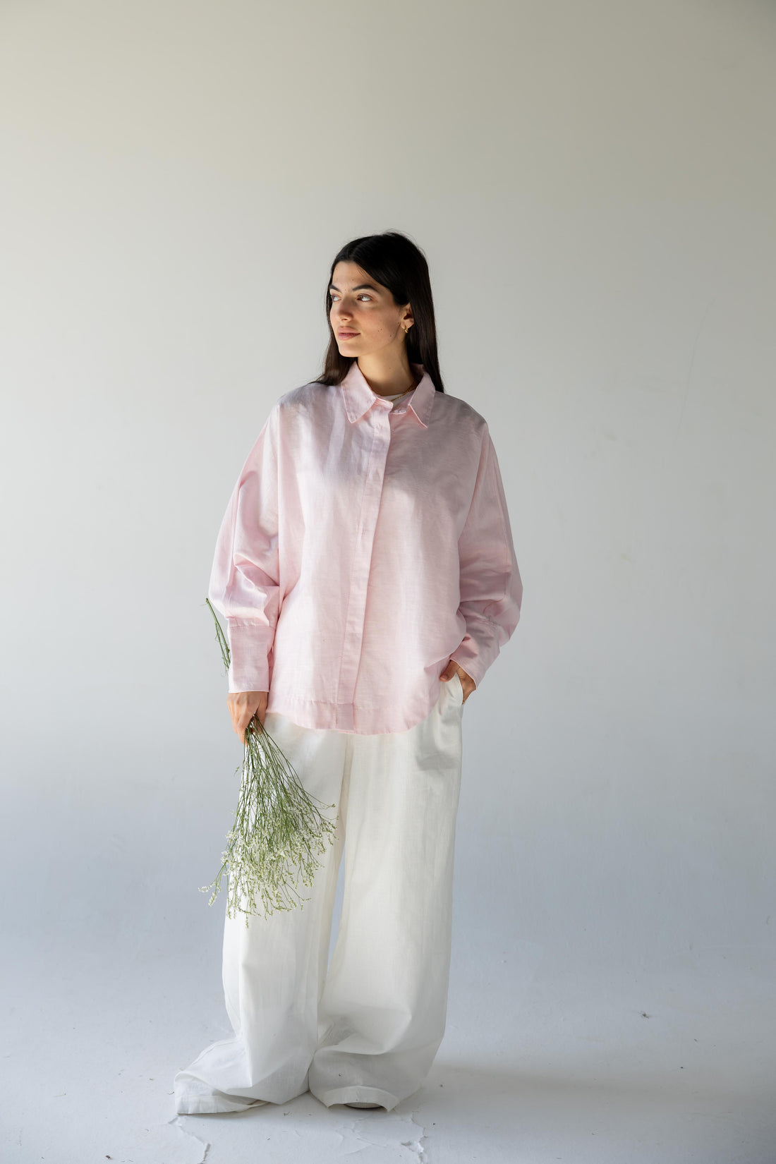 Plain Shirt - Baby pink