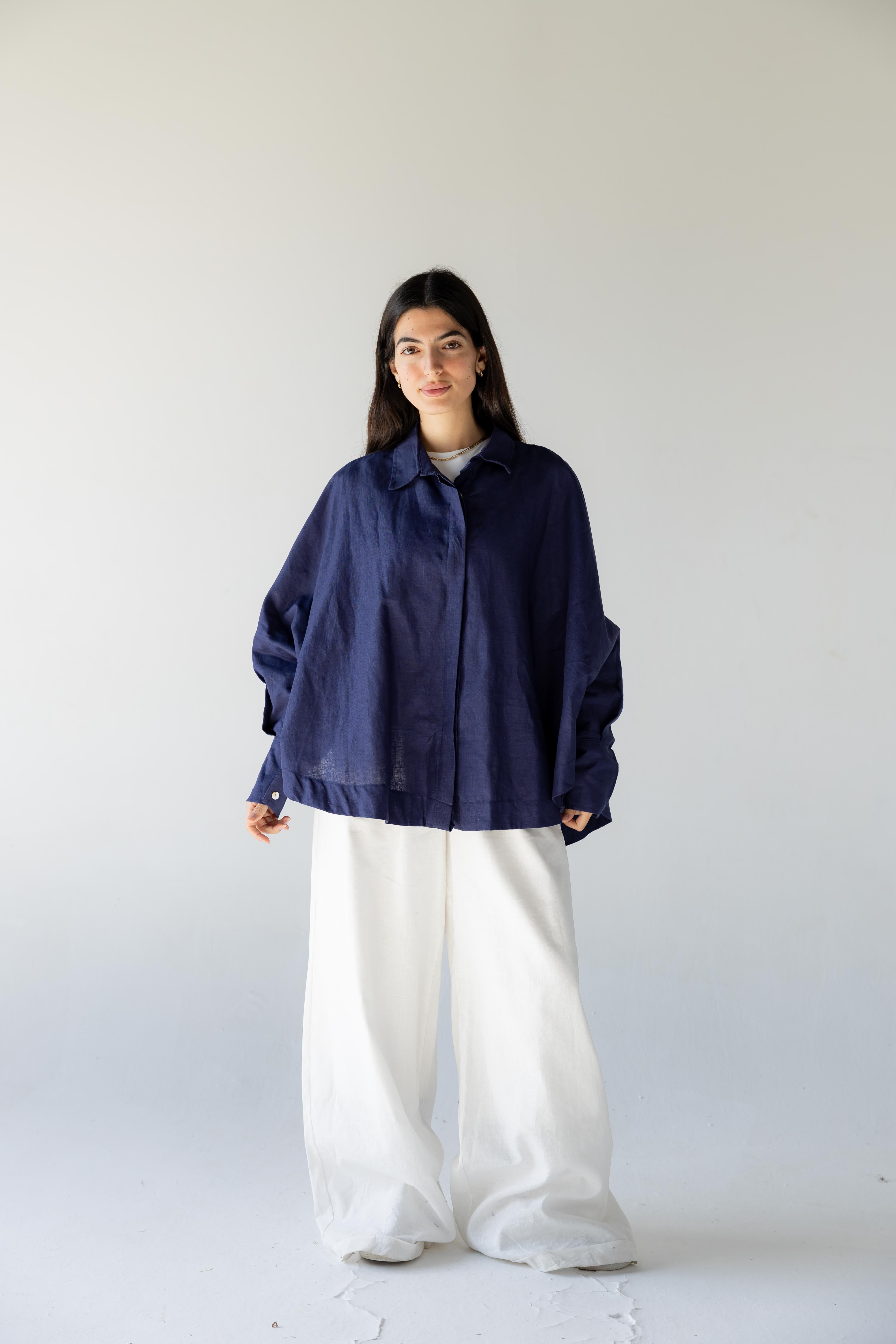 Plain Shirt - Navy