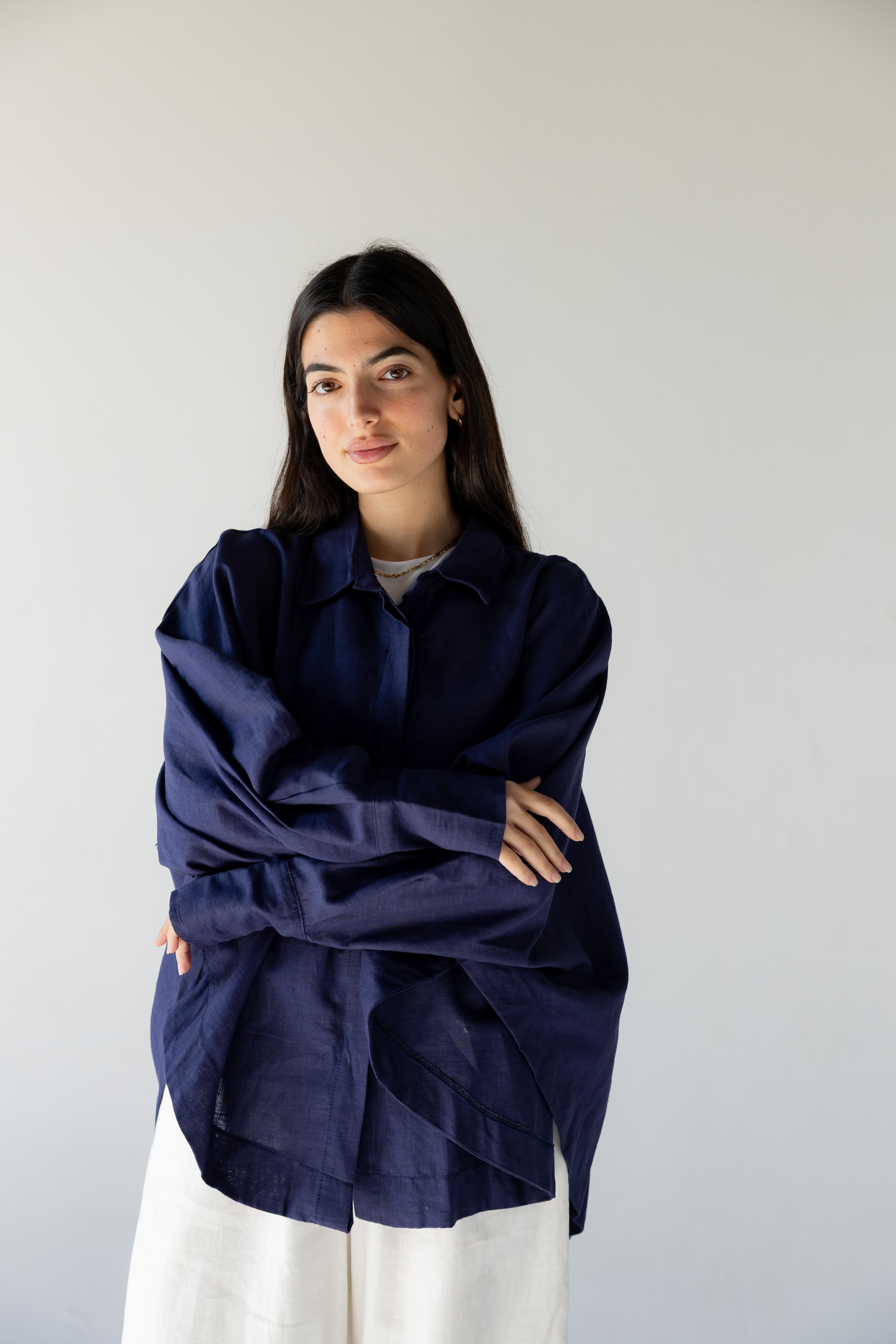 Plain Shirt - Navy