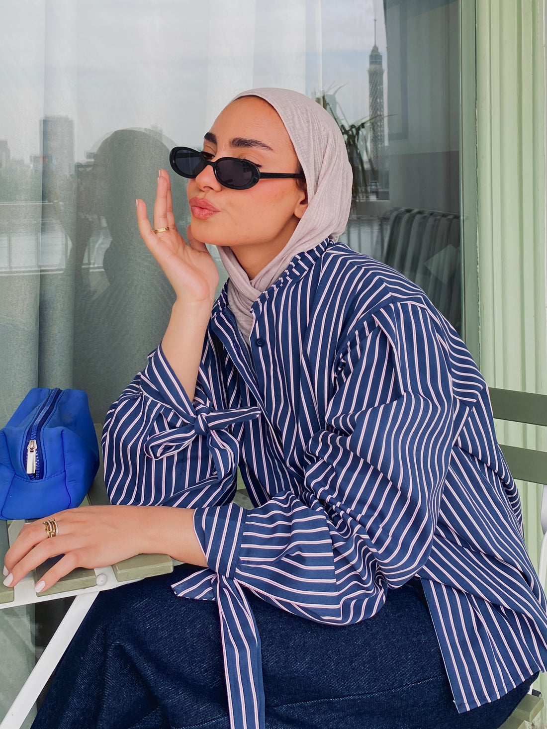 Stripe Shirt - Navy