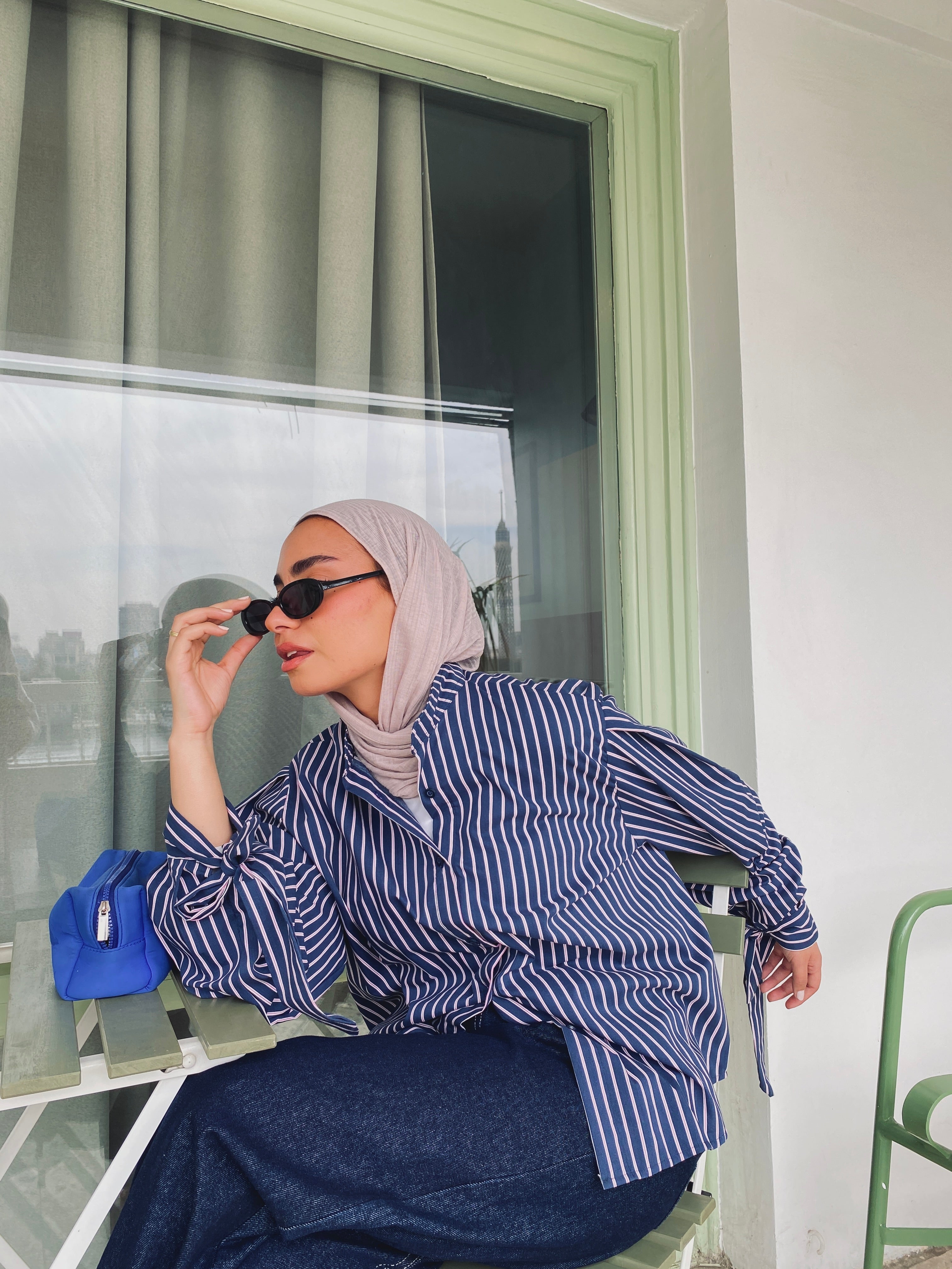 Stripe Shirt - Navy