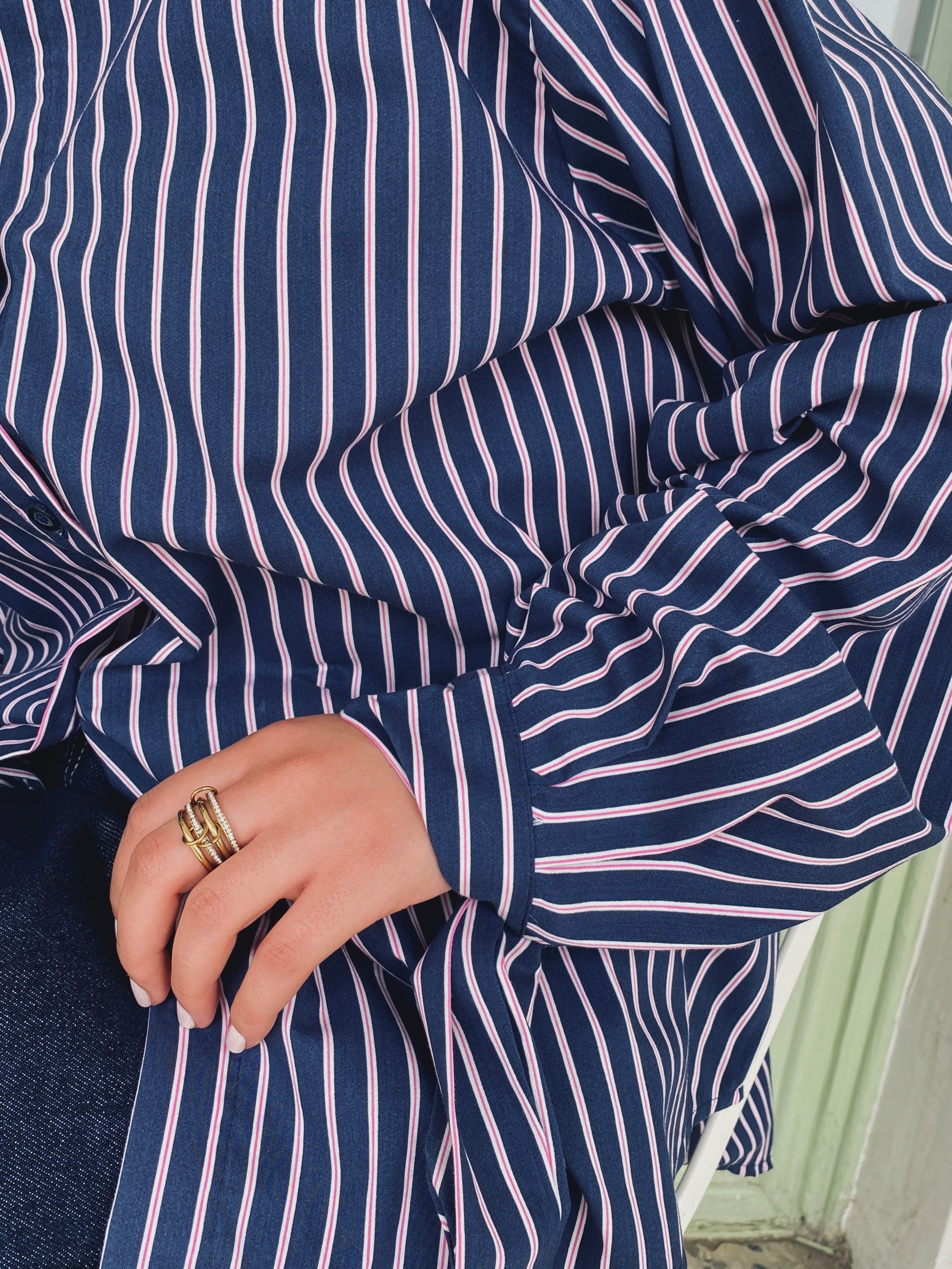 Stripe Shirt - Navy