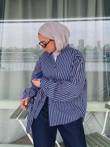 Stripe Shirt - Navy