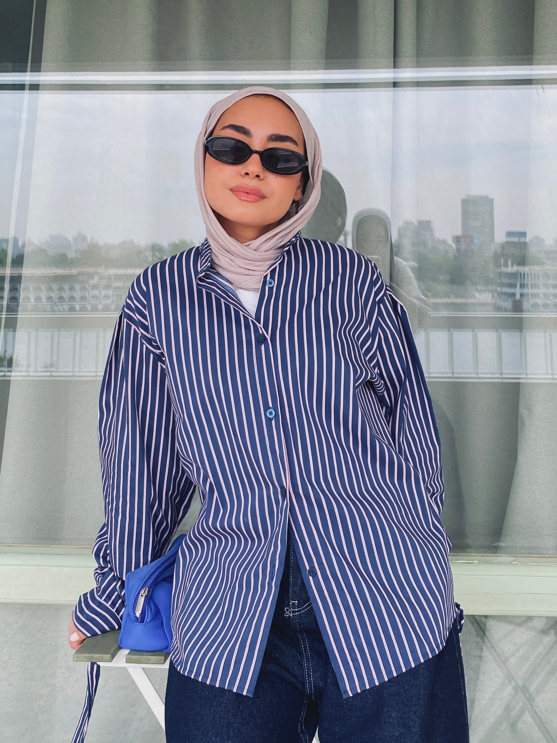 Stripe Shirt - Navy
