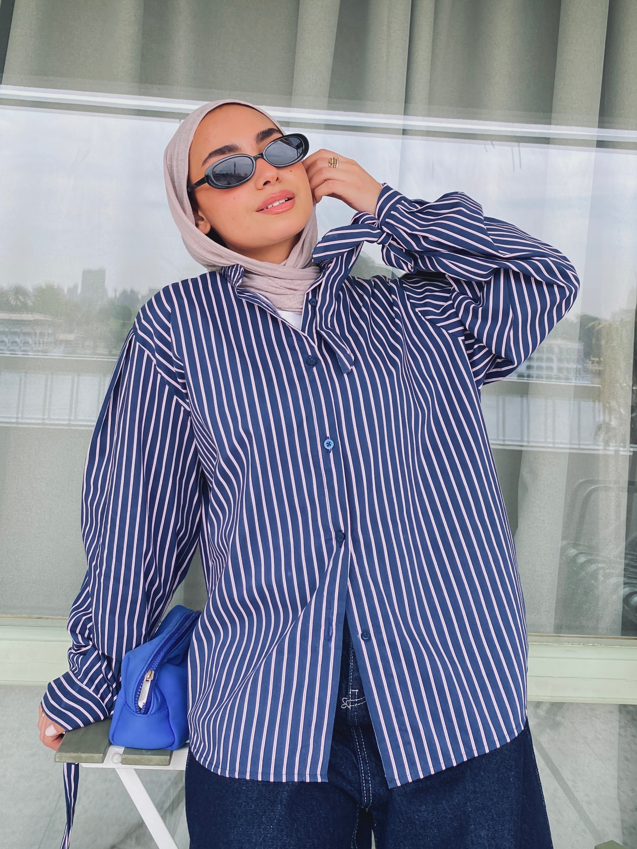 Stripe Shirt - Navy