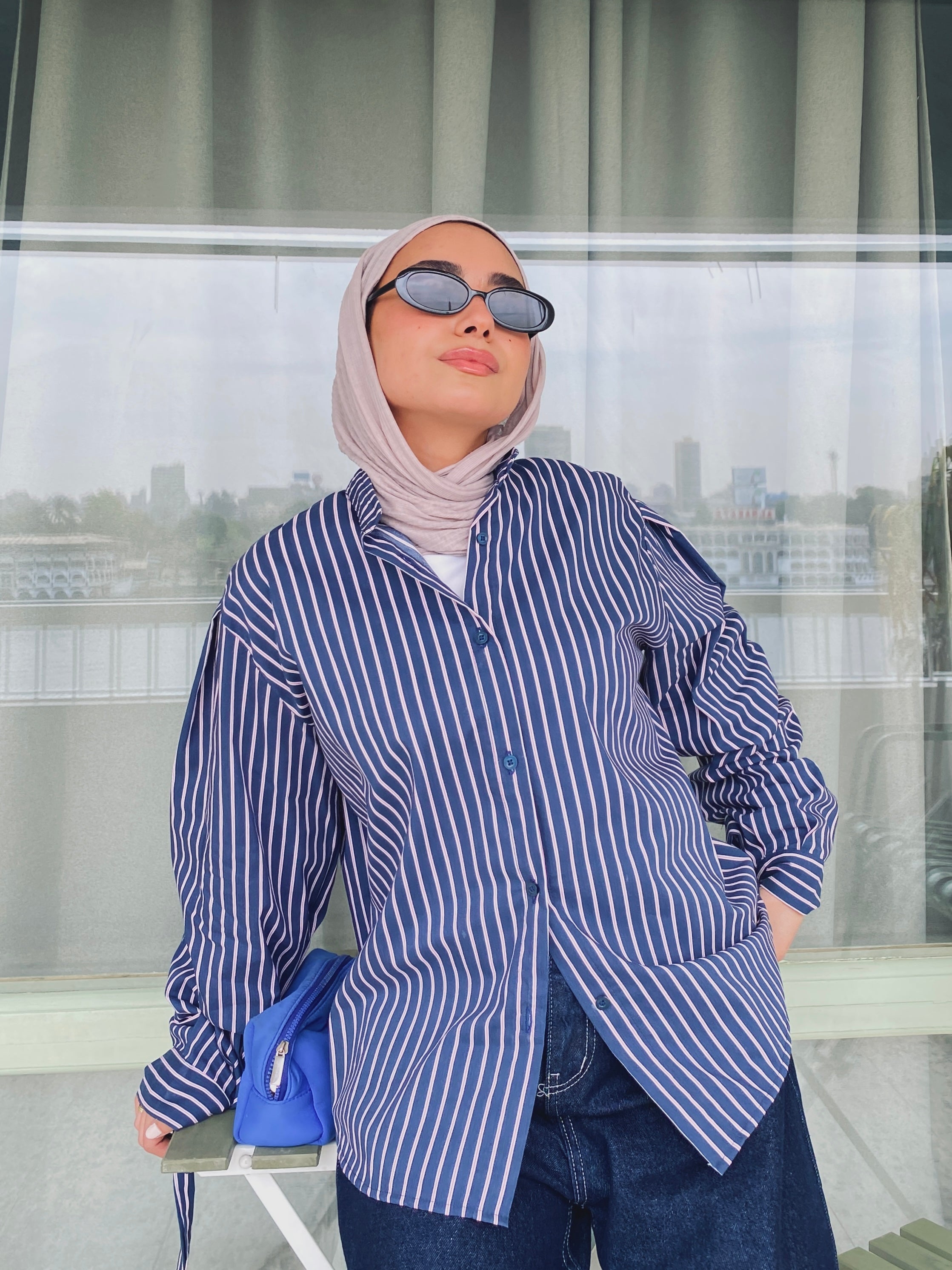 Stripe Shirt - Navy