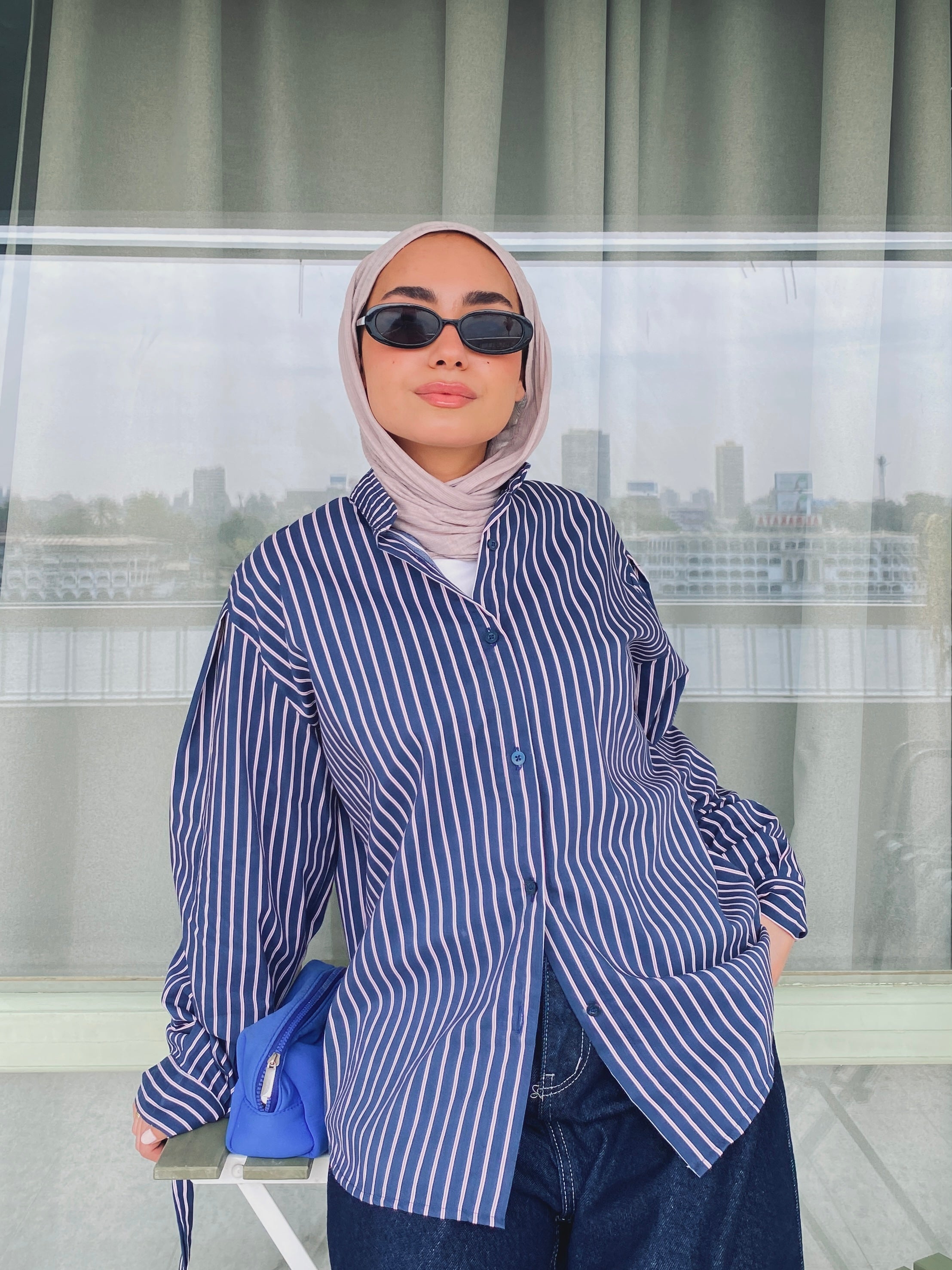 Stripe Shirt - Navy