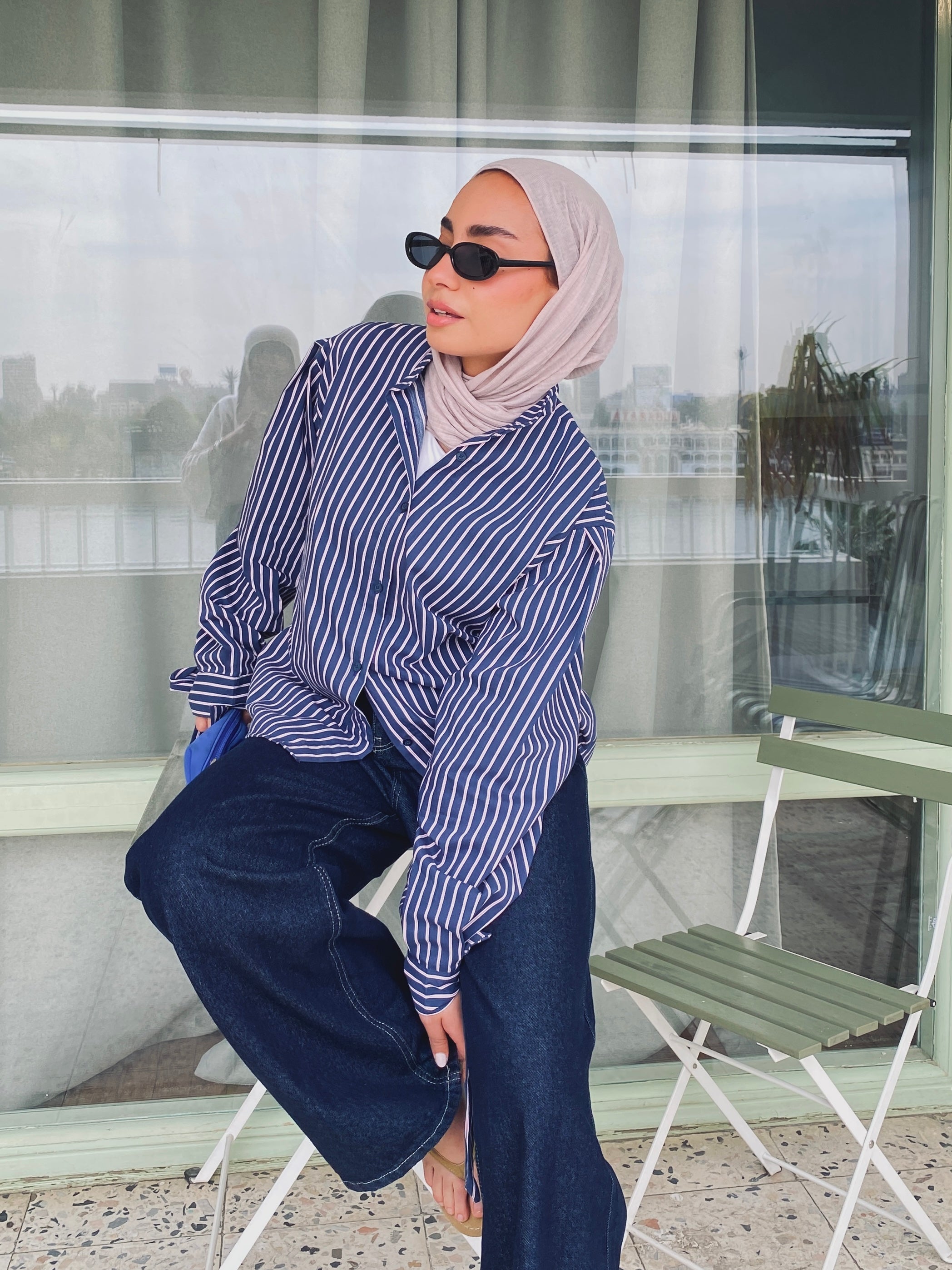 Stripe Shirt - Navy