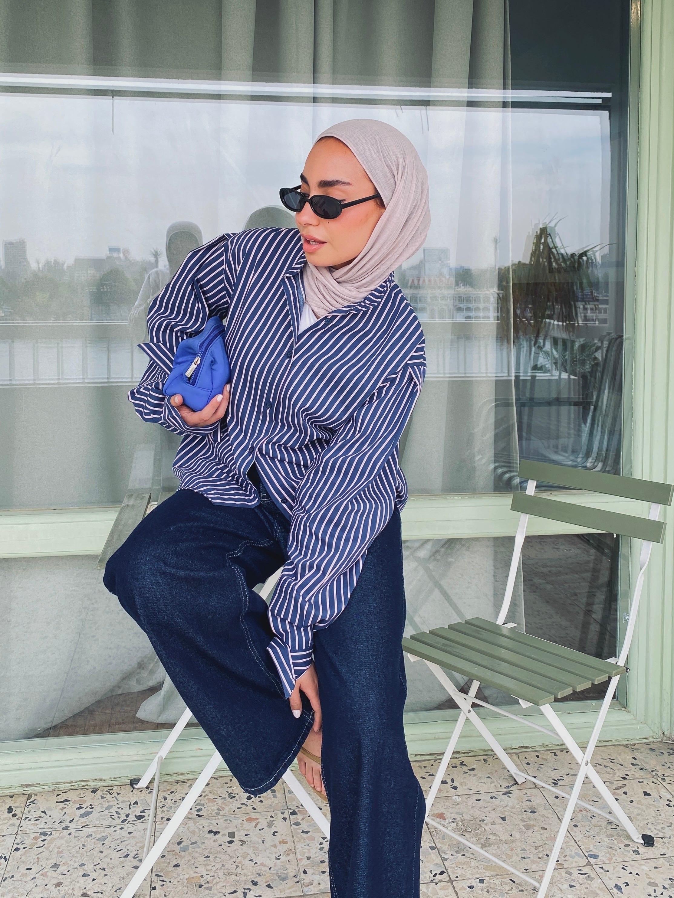 Stripe Shirt - Navy