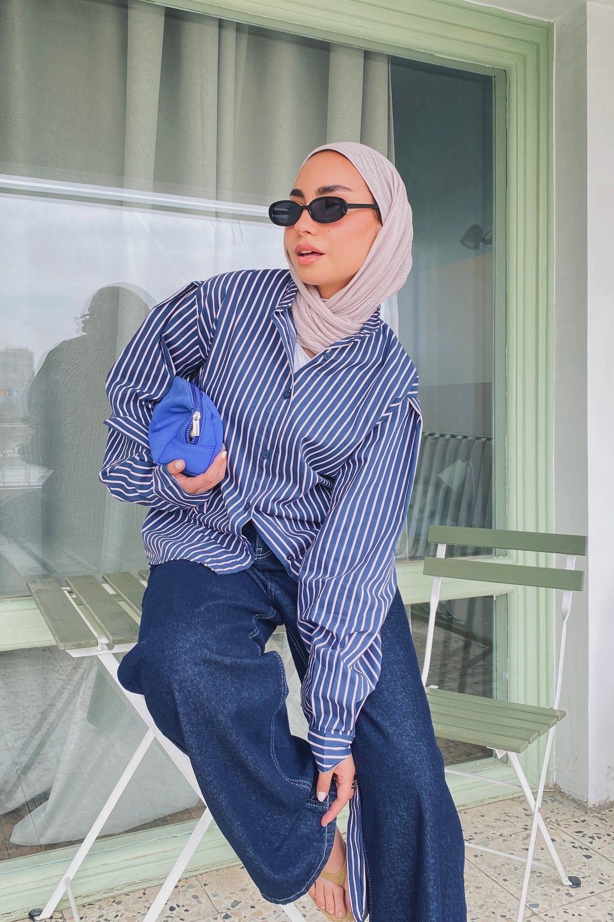 Stripe Shirt - Navy