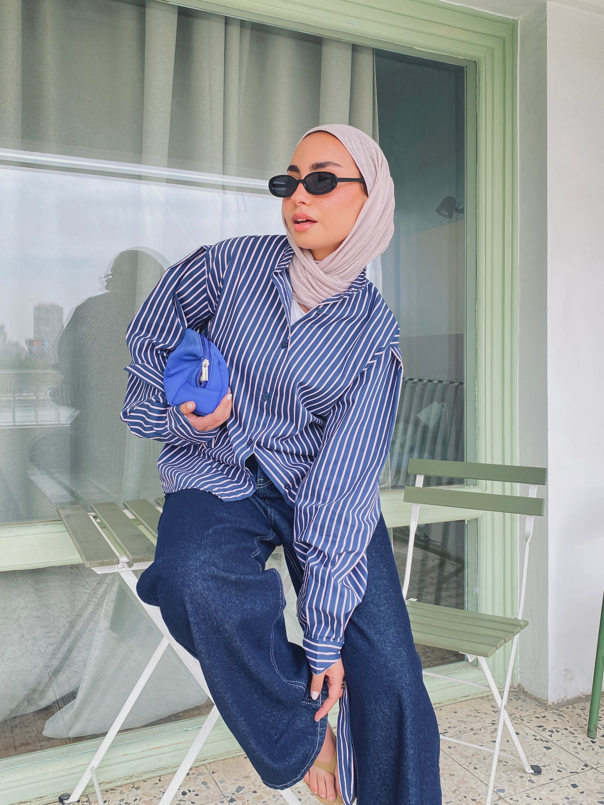 Stripe Shirt - Navy